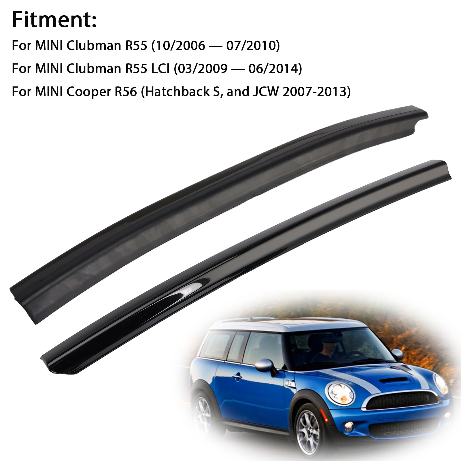 03/2009-06/2014 MINI Clubman R55 LCI Left&Right Side Door Column Cover Pillar Trim 51137169433 51137146099
