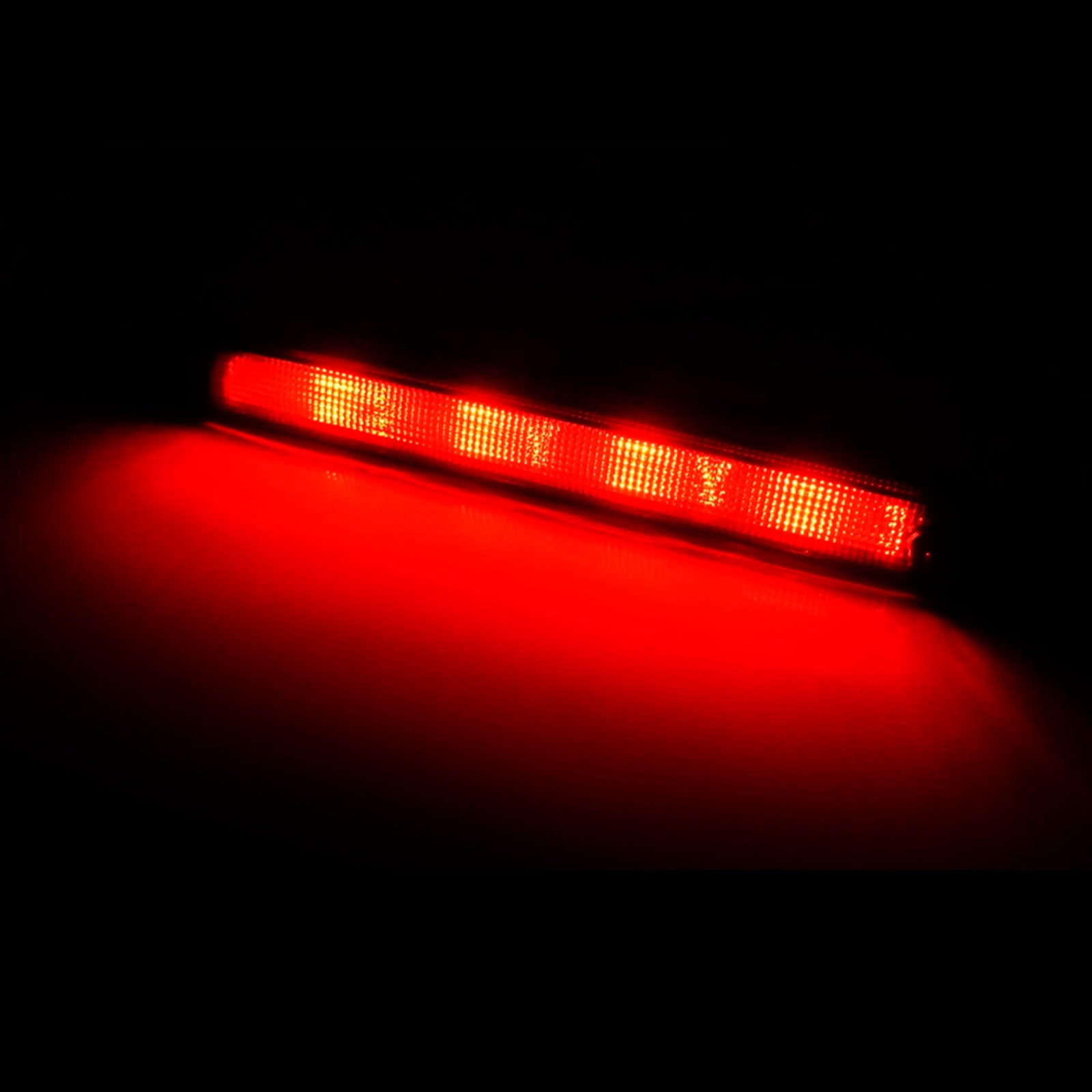 Luz de freno trasera de alto nivel, negra, tercera parada, para Citroen C1, Peugeot 107