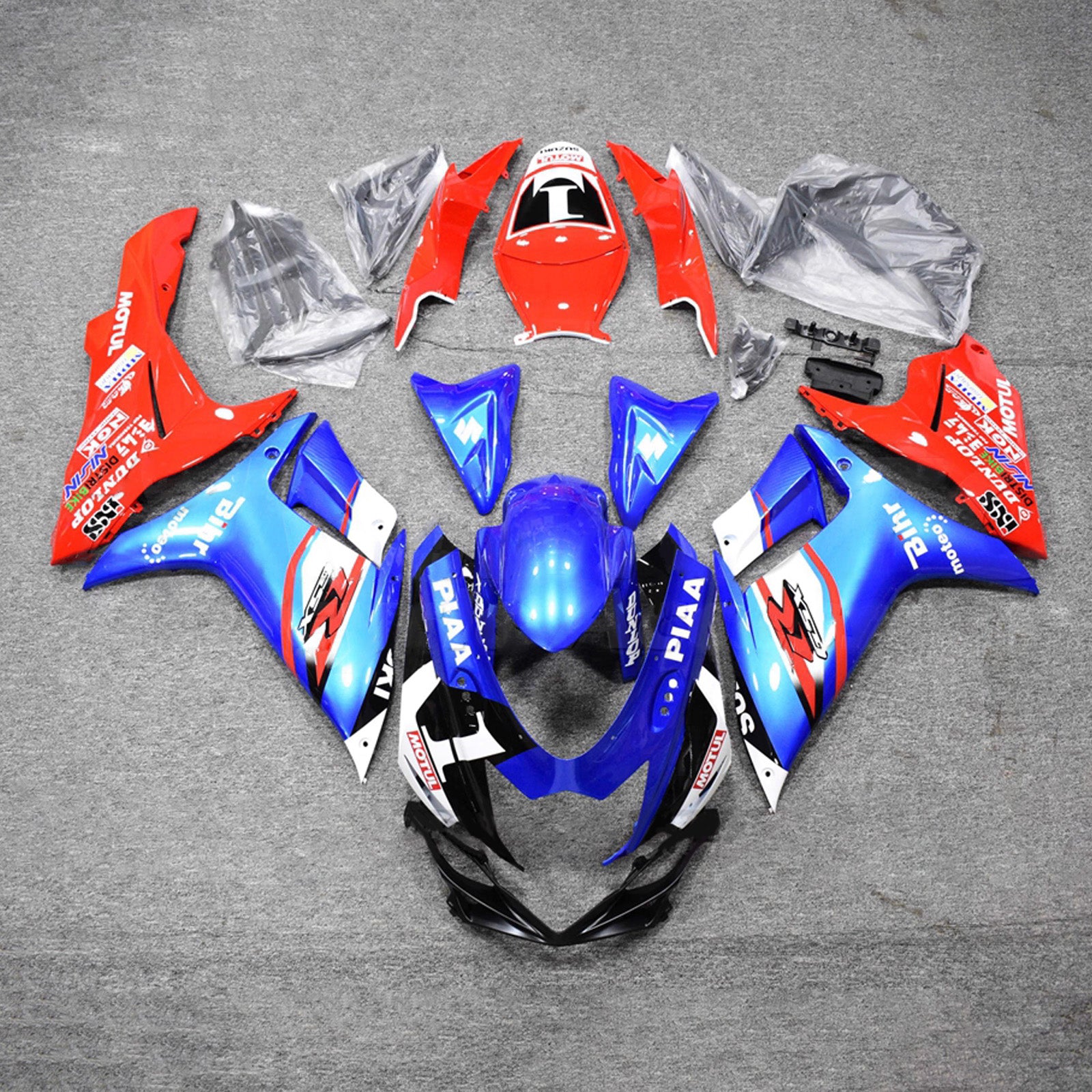 Injection Fairing Kit Bodywork Plastic ABS For Suzuki GSXR 600/750 2011-2026 K11