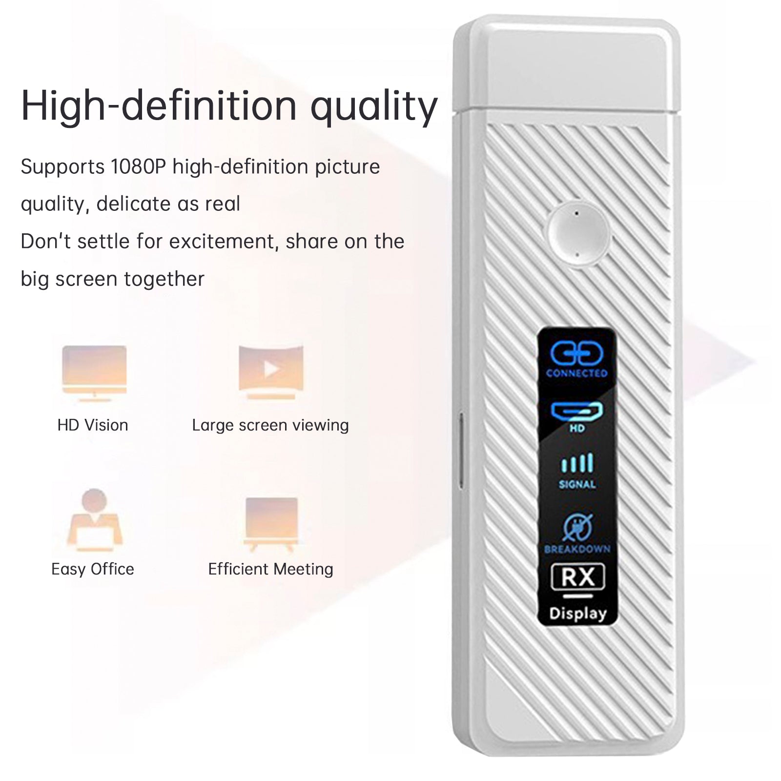 HDMI draadloze projector met hetzelfde scherm HD 1080P 50M videozenderontvanger