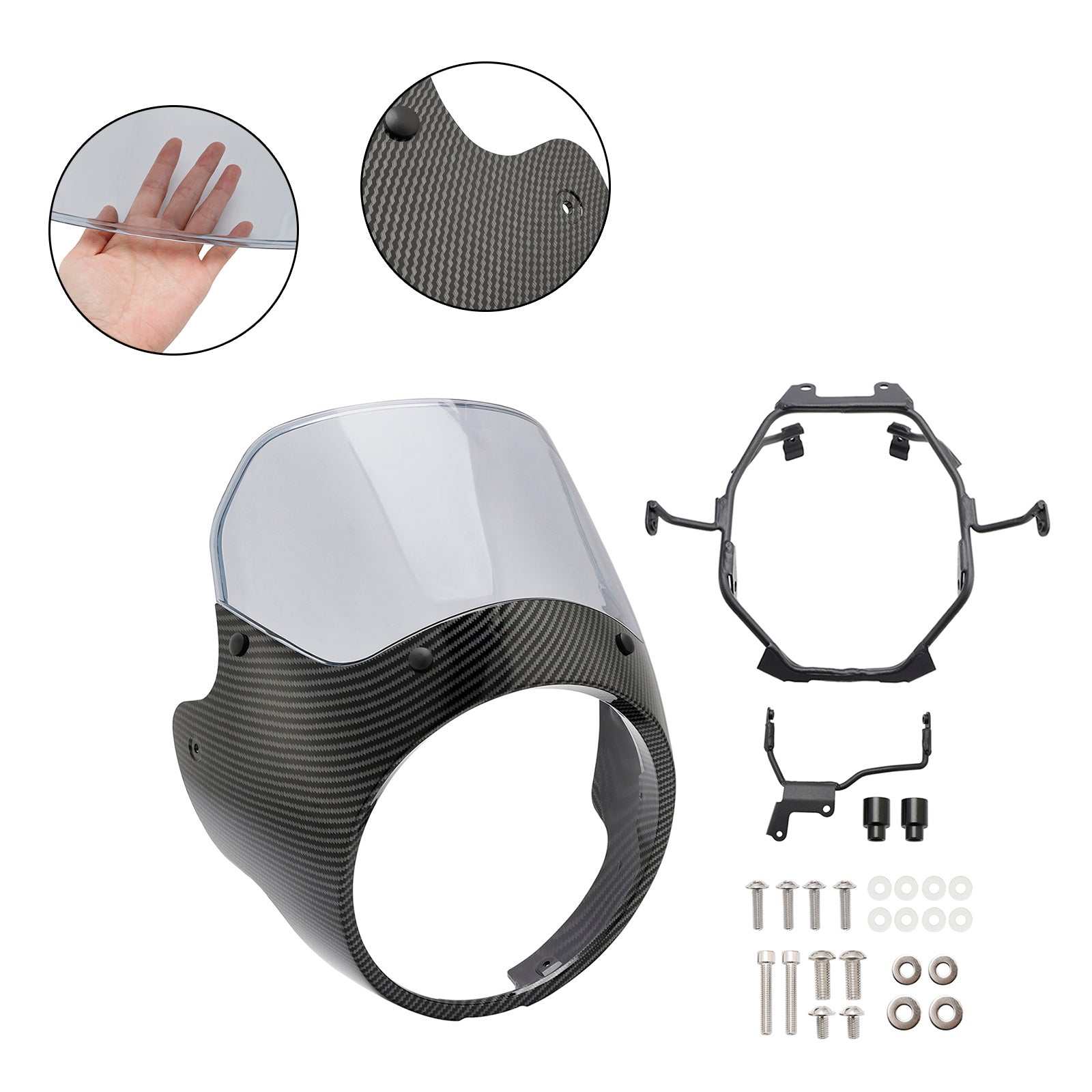 2023-2024 Honda GB350 GB350S vindrutan vindruta strålkastare