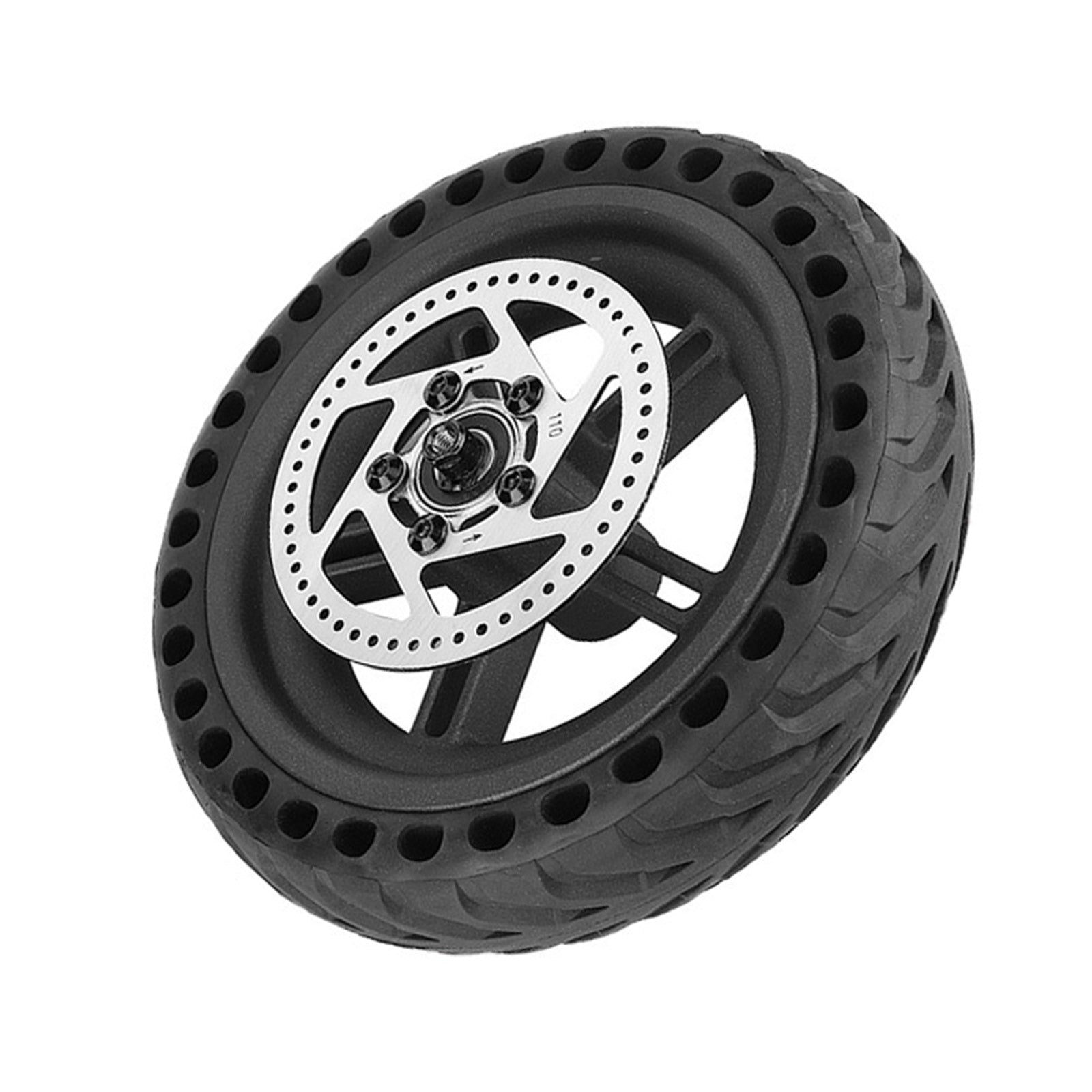 8.5" honingraat runflat band achterwiel + naaf + schijfremschijf voor M365/1S/LITE