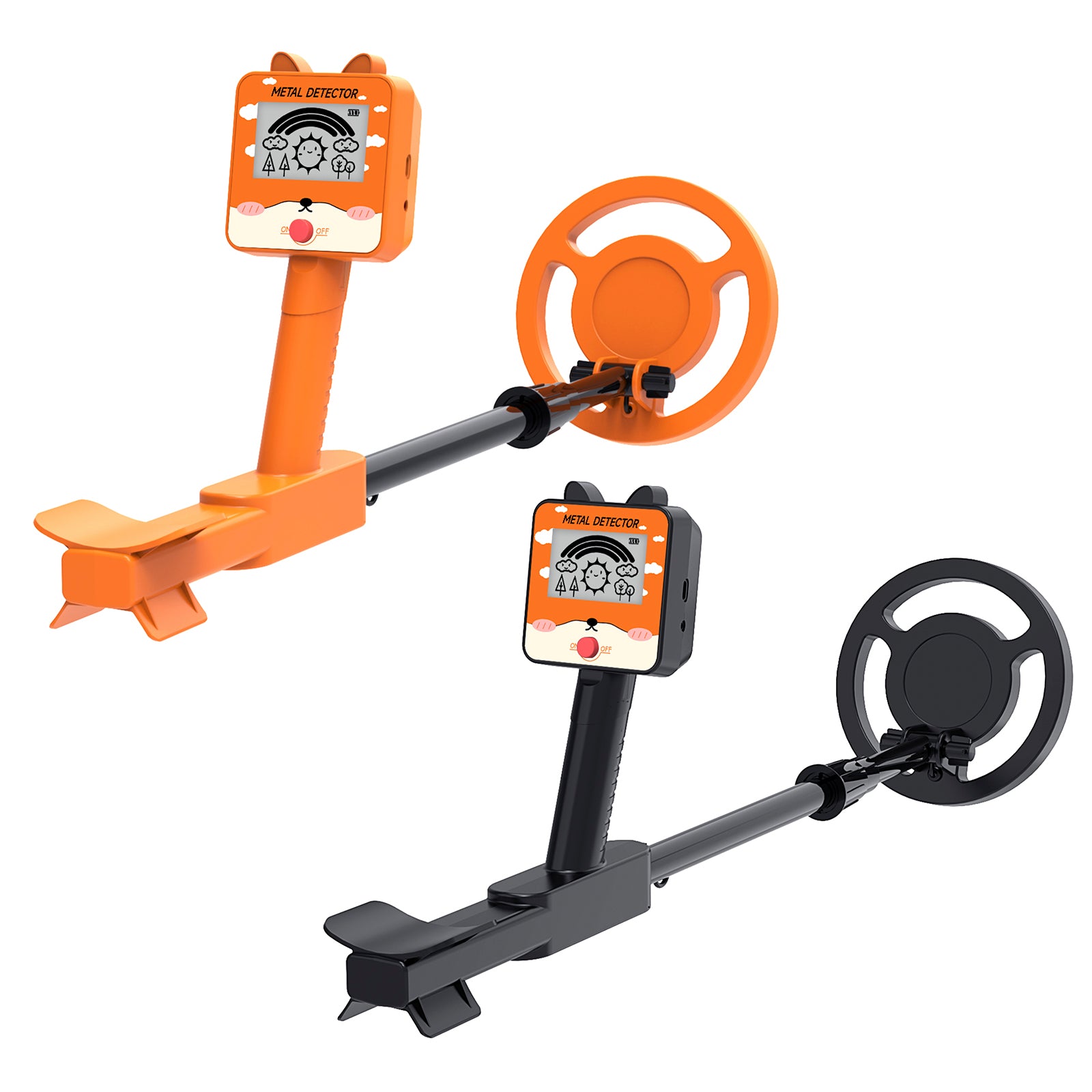 GT260 Kids Child Treasure Seeker Beginners Metaaldetector Waterdicht 6.3" Spoel