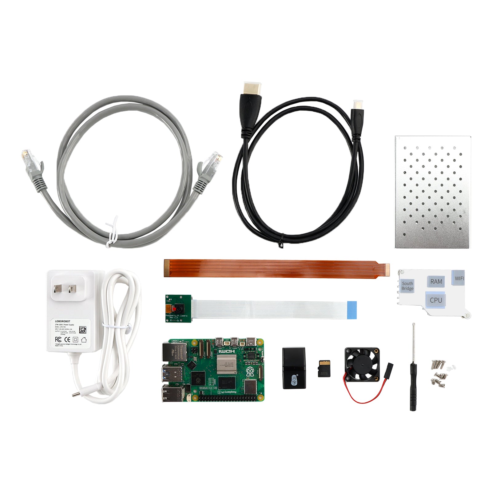 Raspberry Pi 5 Kit 8G Development Board Camera Python Programmering Geavanceerde Kit