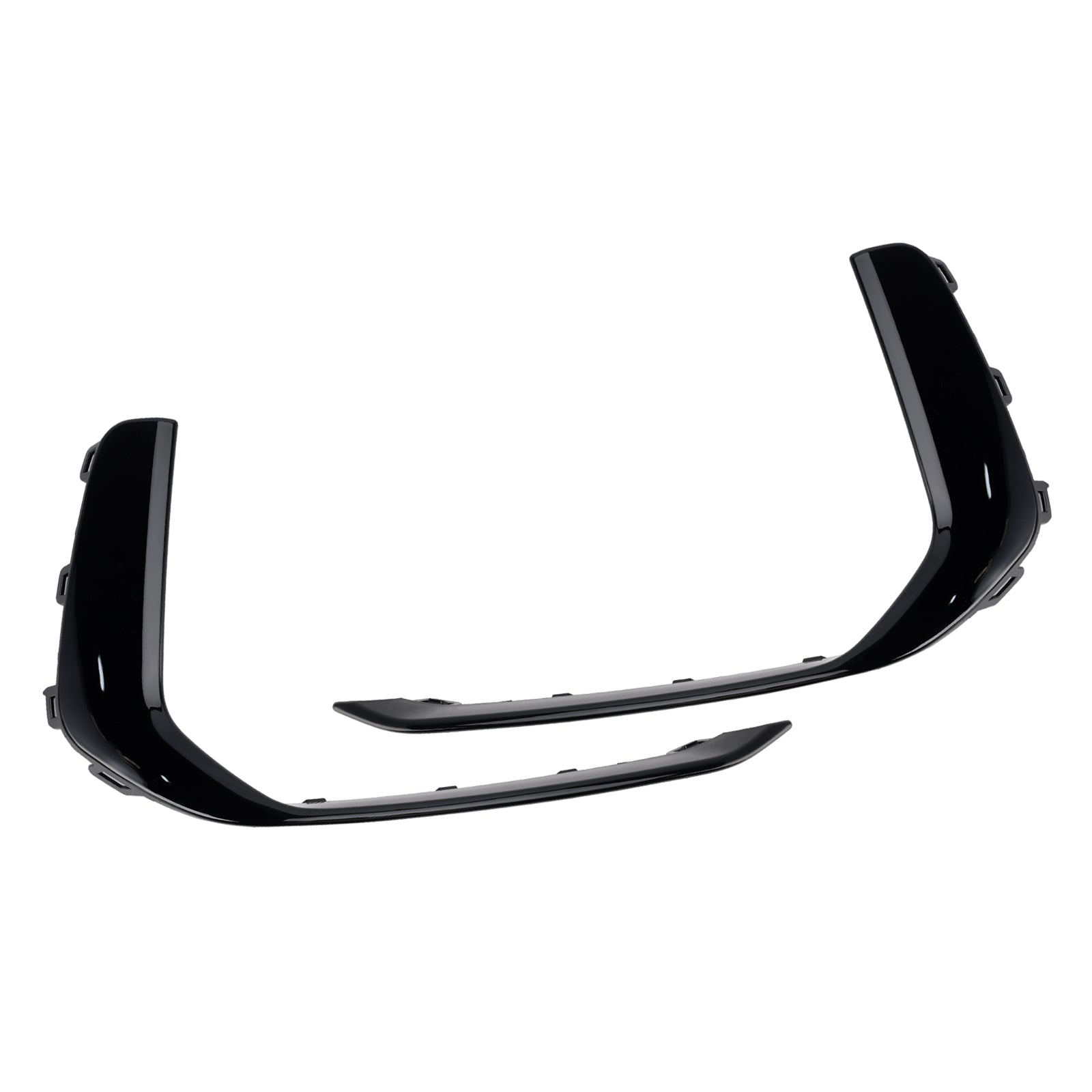 2019-2023 Audi A6 C8 S-Lijn S6 2PCS Mistlamp Lampbekleding Zwart