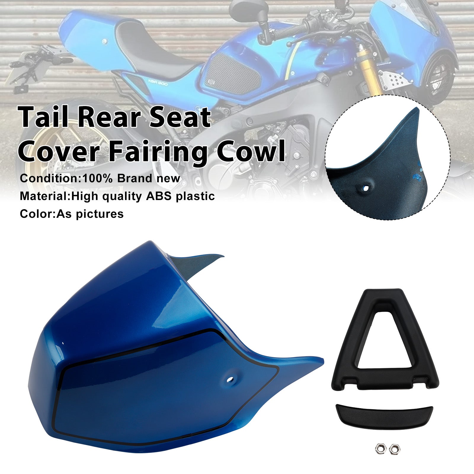 Housse de carénage de siège arrière pour Yamaha XSR900 2022 – 2025
