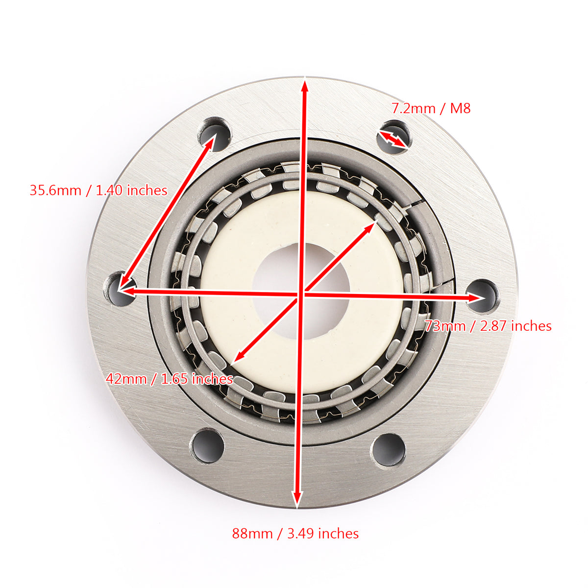 2006-2007 Yamaha FZ6 FZ6-SA FAZER (ABS) One-Way Bearing Starter Clutch 5BP-15590-00 5SL-15590-00 Generic