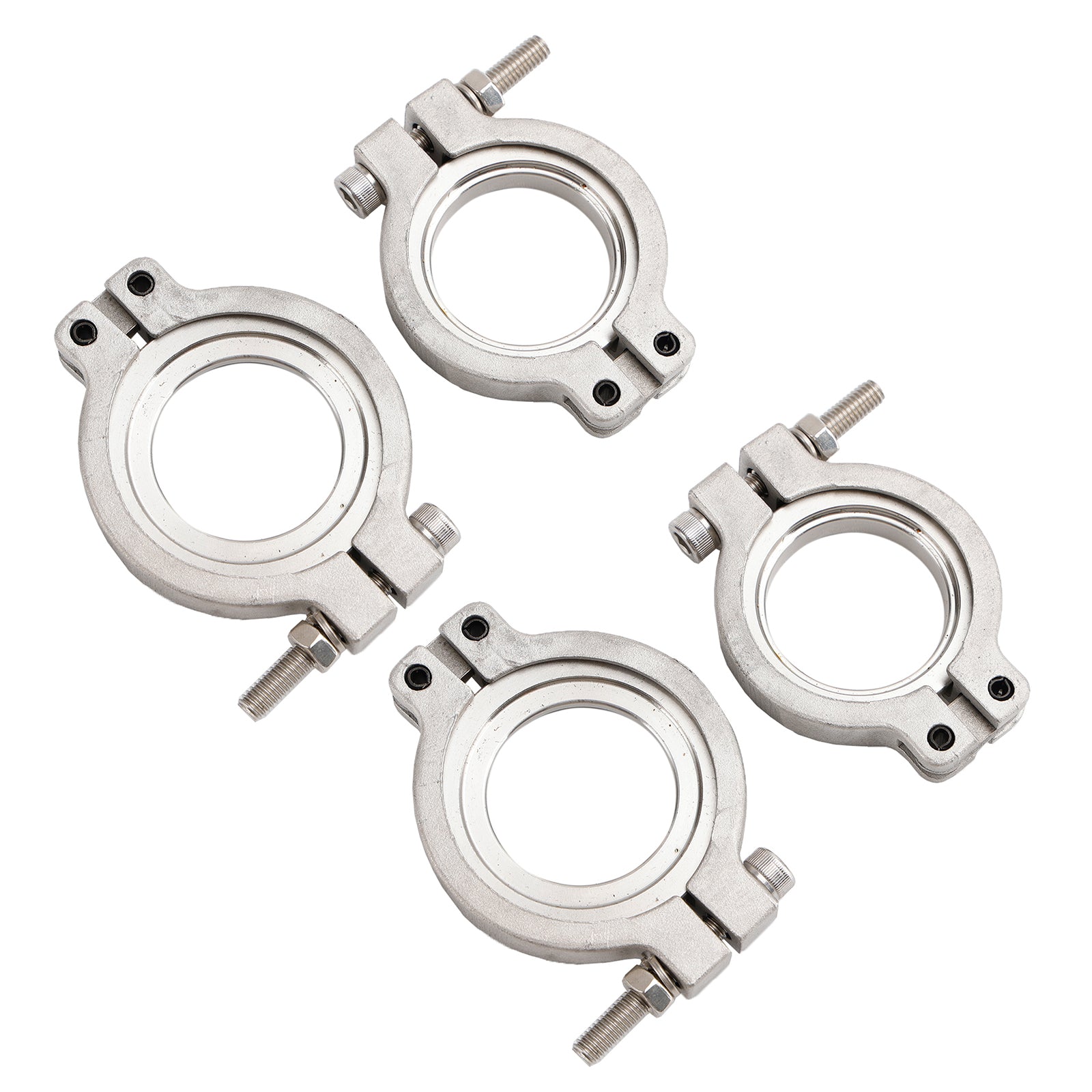 4PC TiAL MV-S 38mm Wastegate V-Band Clamp Set Kit with Screws Nuts and Seals