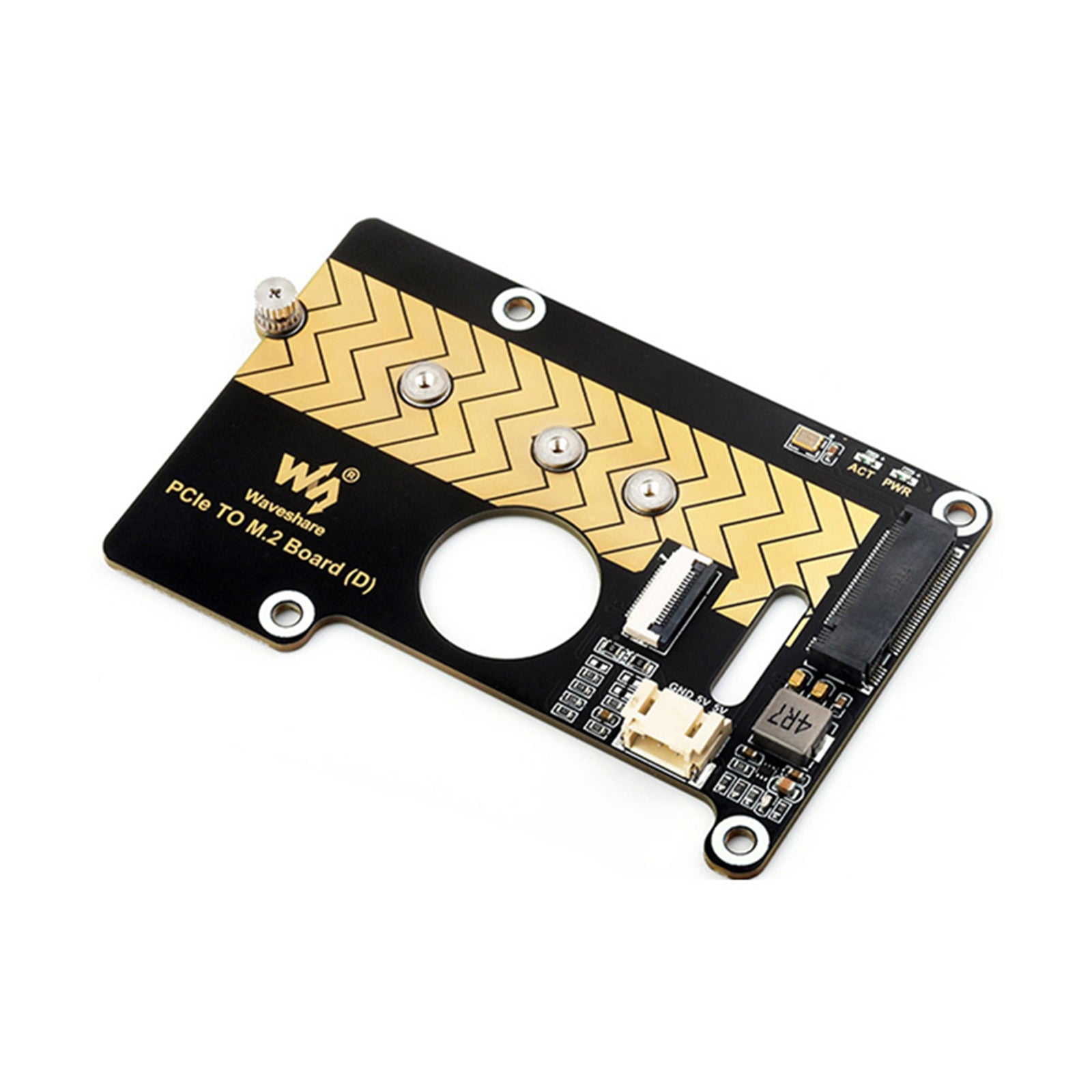 Raspberry Pi 5 PCIE a M.2 Rotor de interfaz Placa de expansión de transmisión de 8 Gbps