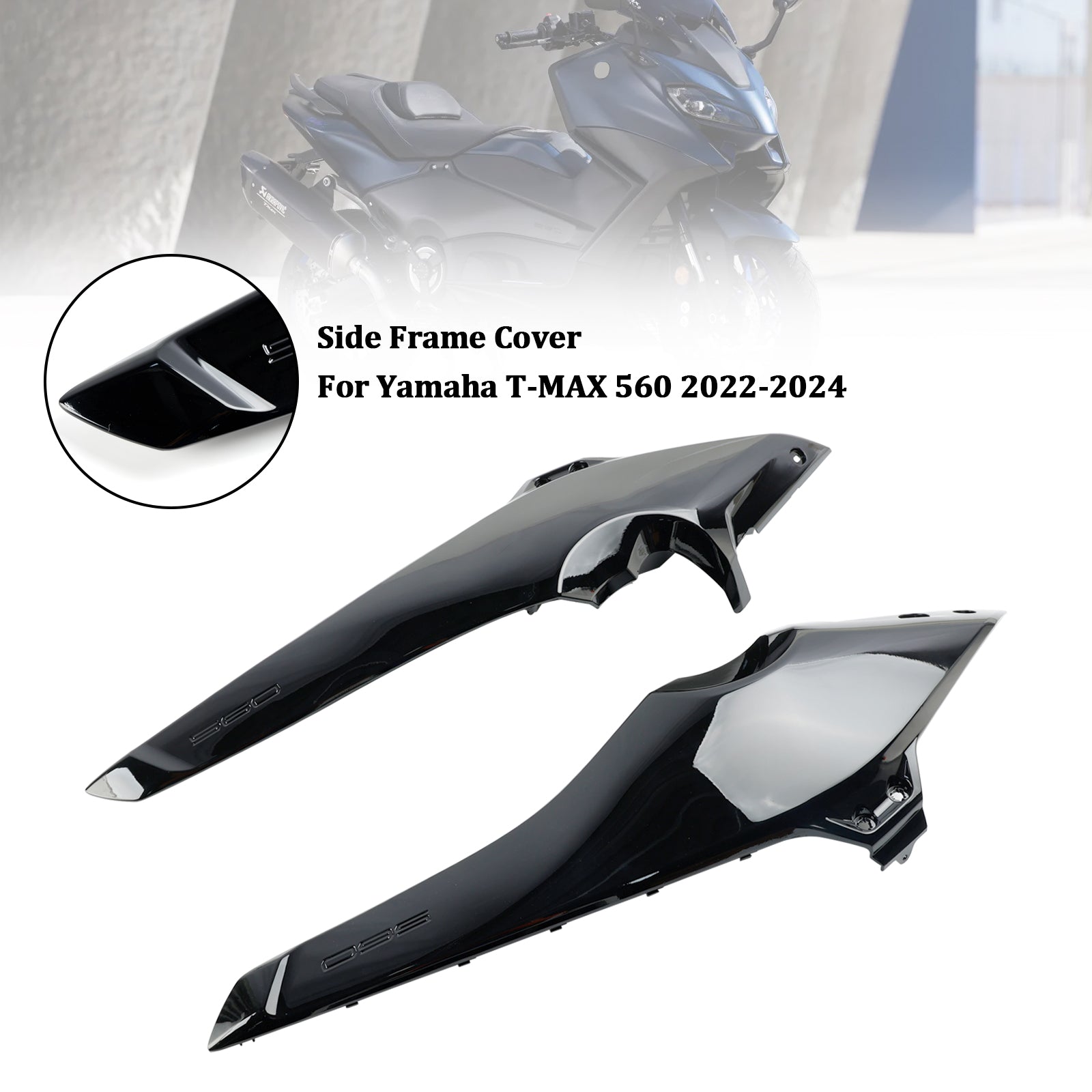 Painéis de tampa da estrutura lateral Capuzes para Yamaha T-MAX 560 2022-2024