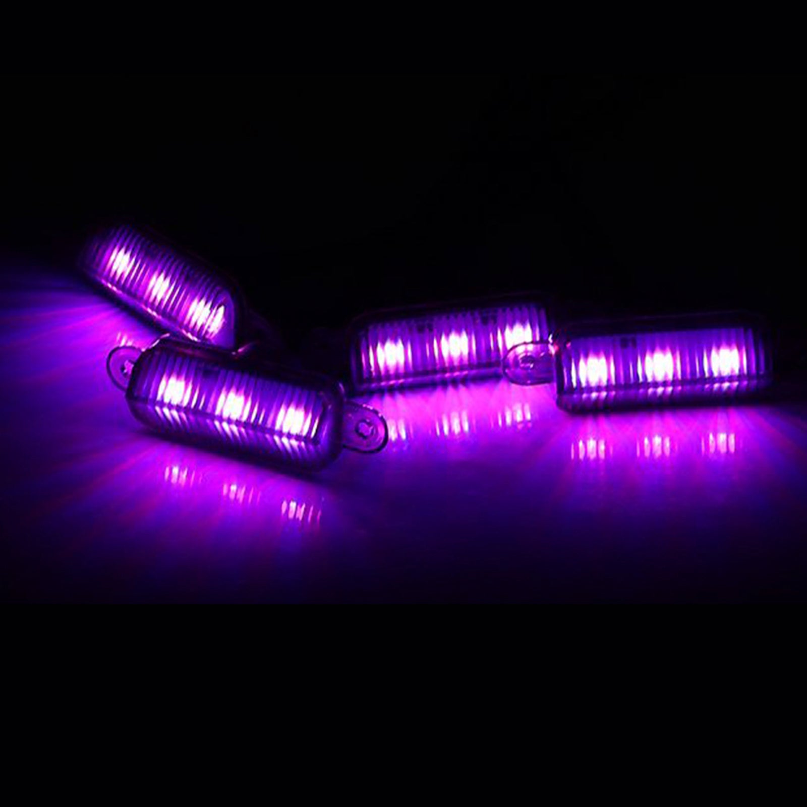 5ks predné mriežky LED osvetlenie RGB s ovládačom aplikácií pre vozidlá SUV