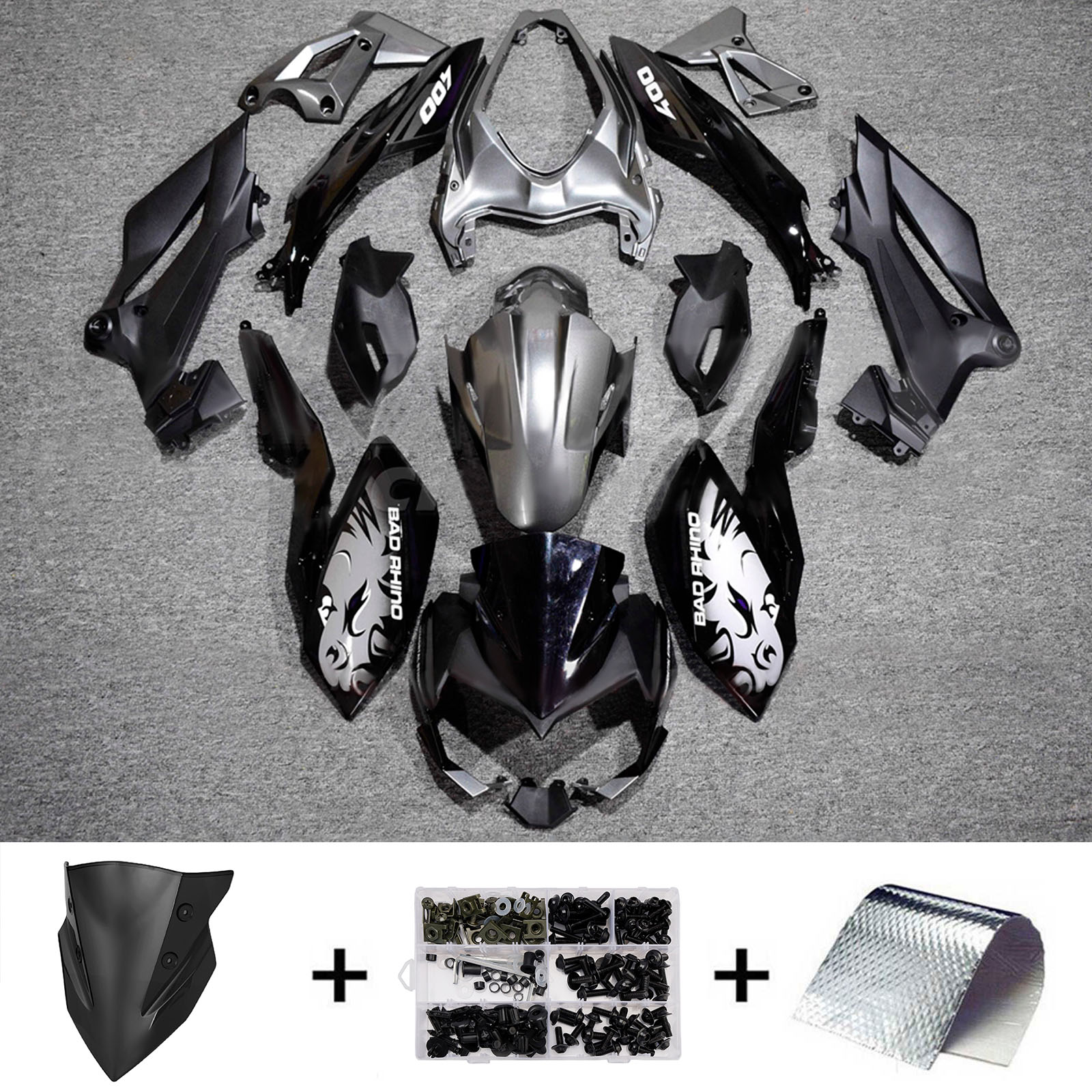 Injection Fairing Kit Bodywork Plastic ABS fit For Kawasaki Z400 2018-2024