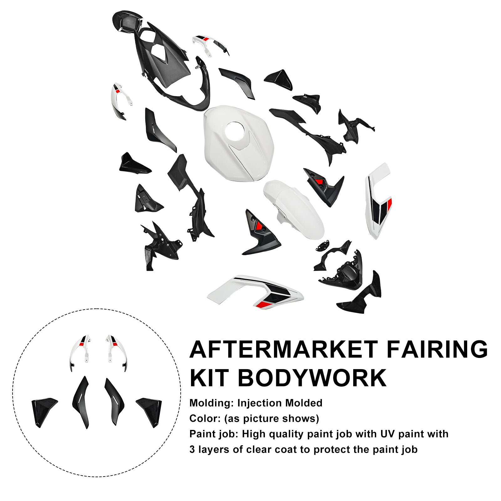 Injection Bodywork Fairing Kit for Street Triple 765 R/RS 2023-2025