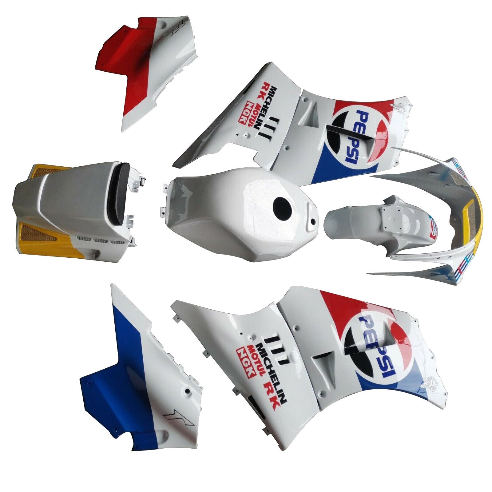 1984-1987 Suzuki RG500 RG400 Gamma AmotoPart Injeção Kit de Fansaring Bodywork ABS #105