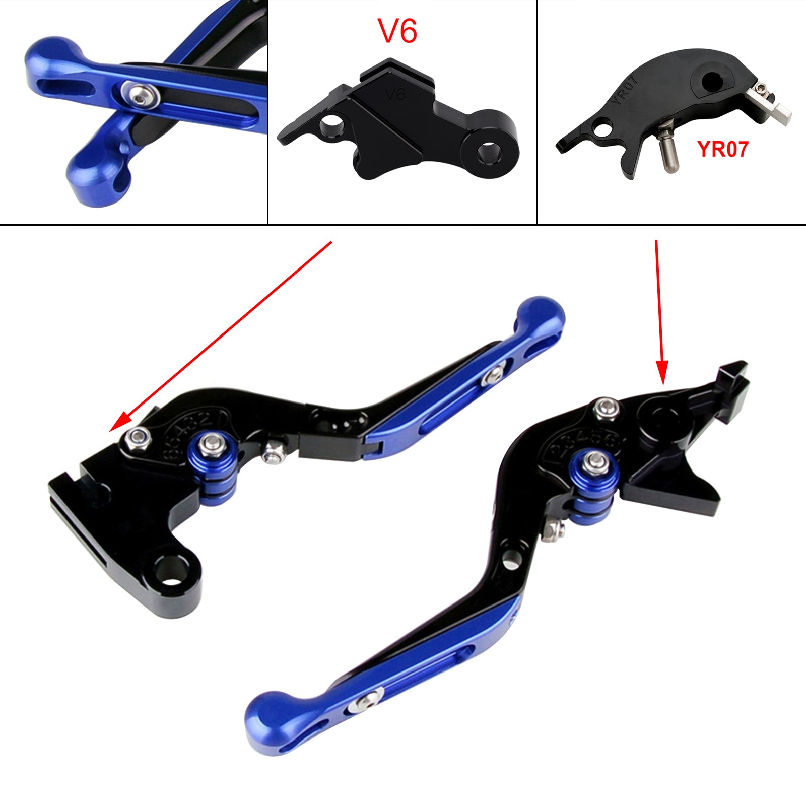 Adjustable Clutch Brake Lever fit for YAMAHA XSR900 XSR900GP MT-09 MT-09SP 24-25