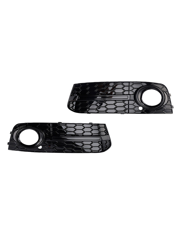 Grille de phare antibrouillard avant en nid d'abeille, 2 pièces, 8KD807681, pour Audi A4 B8 2009 – 2012