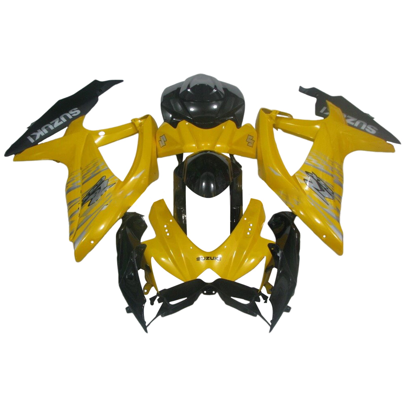 2008-2010 Suzuki GSXR 600/750 K8 Injeksjon Fairing Kit karosseri plast abs ABS