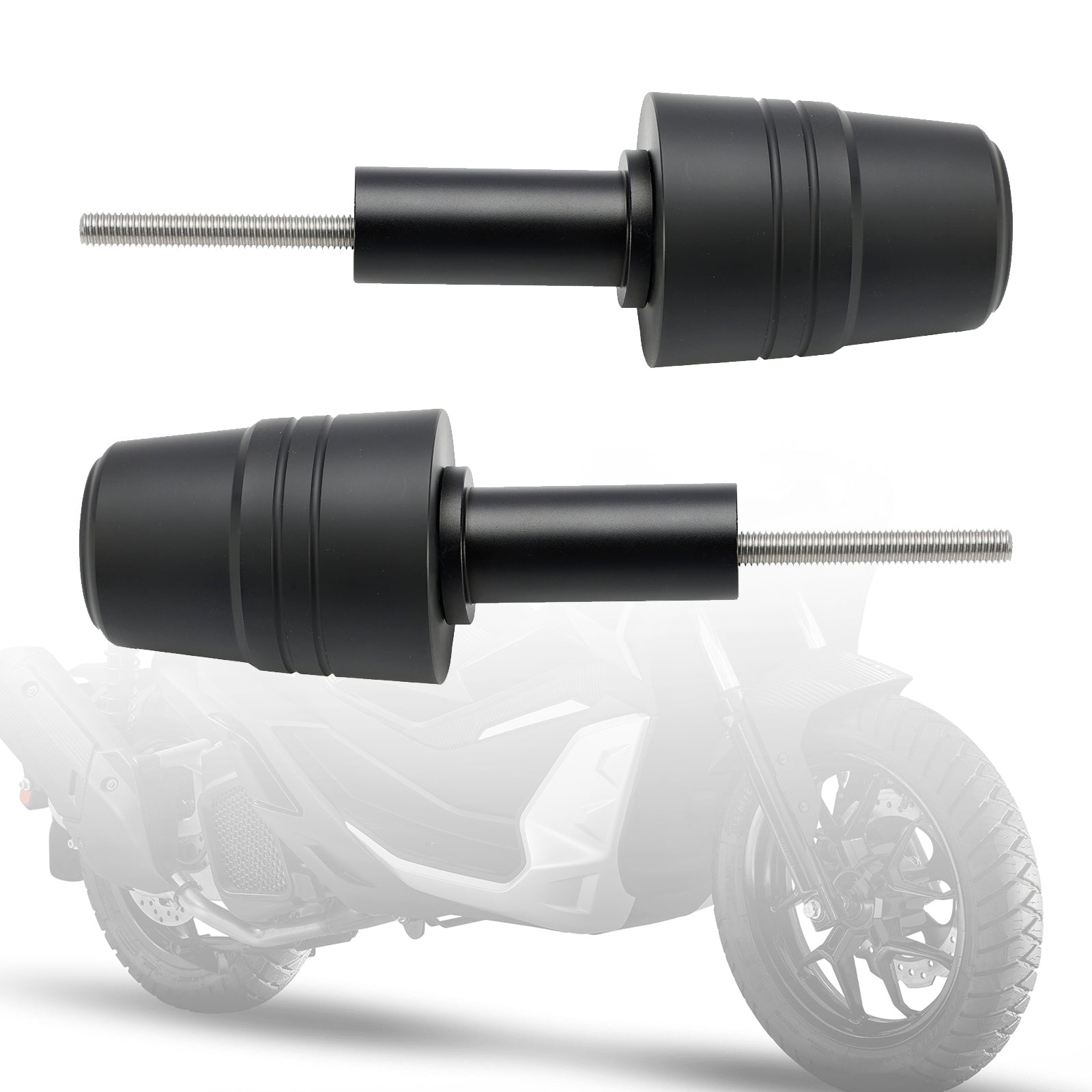 2021-2024 APRILIA SR GT200 Crash Bobbin Protector Slider Aluminum Black