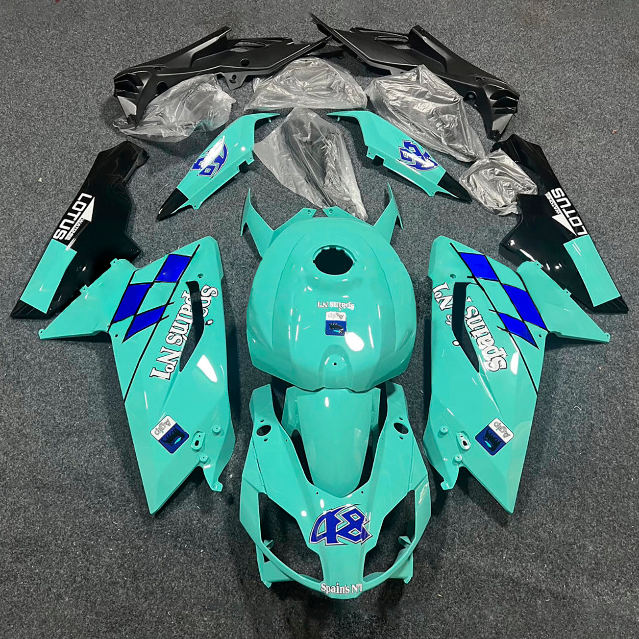 2006-2011 Aprilia Rs125 injektionsmässa kit Bodywork Plastic ABS