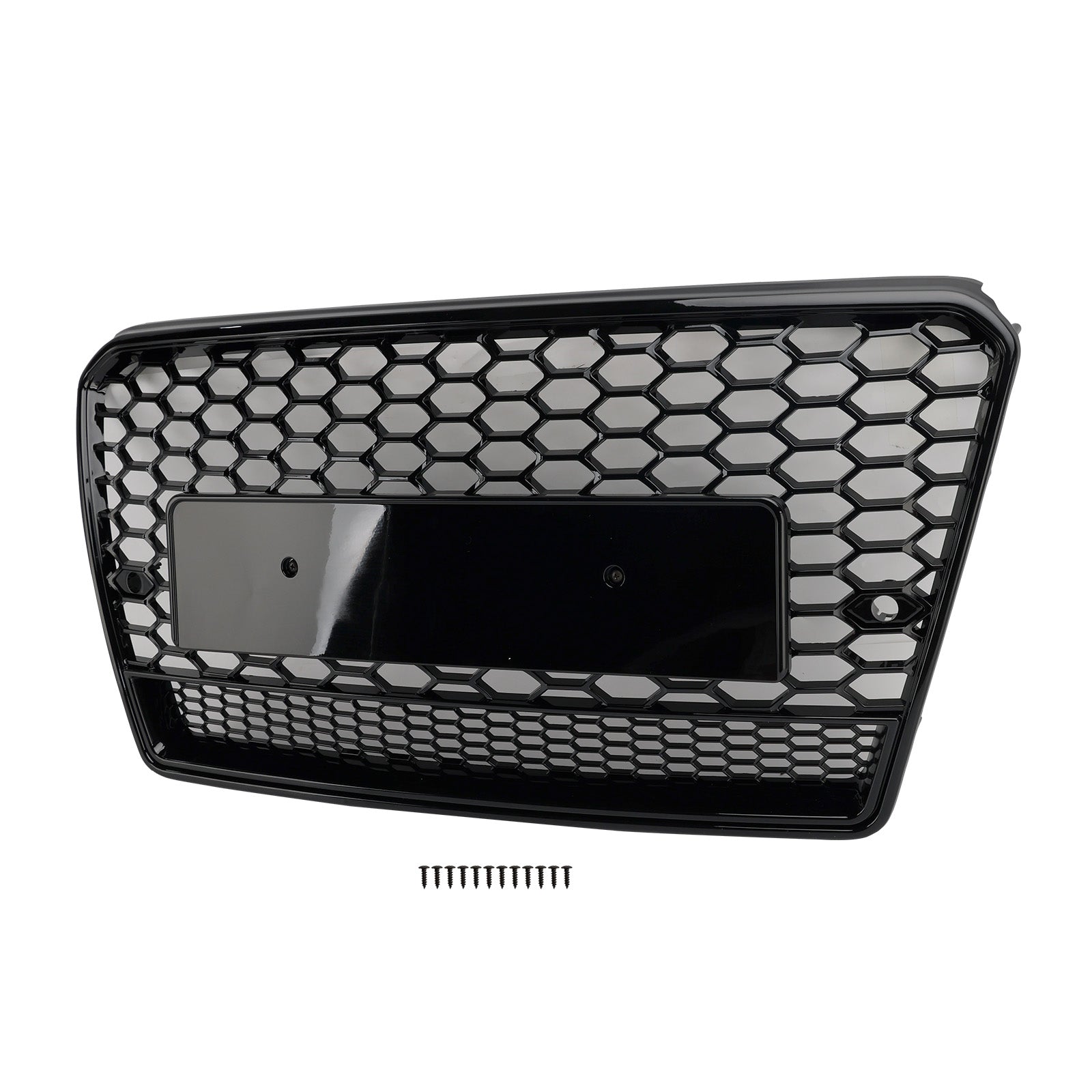RS7 Style Honeycomb Mesh Front Grill Grille Fit Audi A7/S7 2012-2015 Black