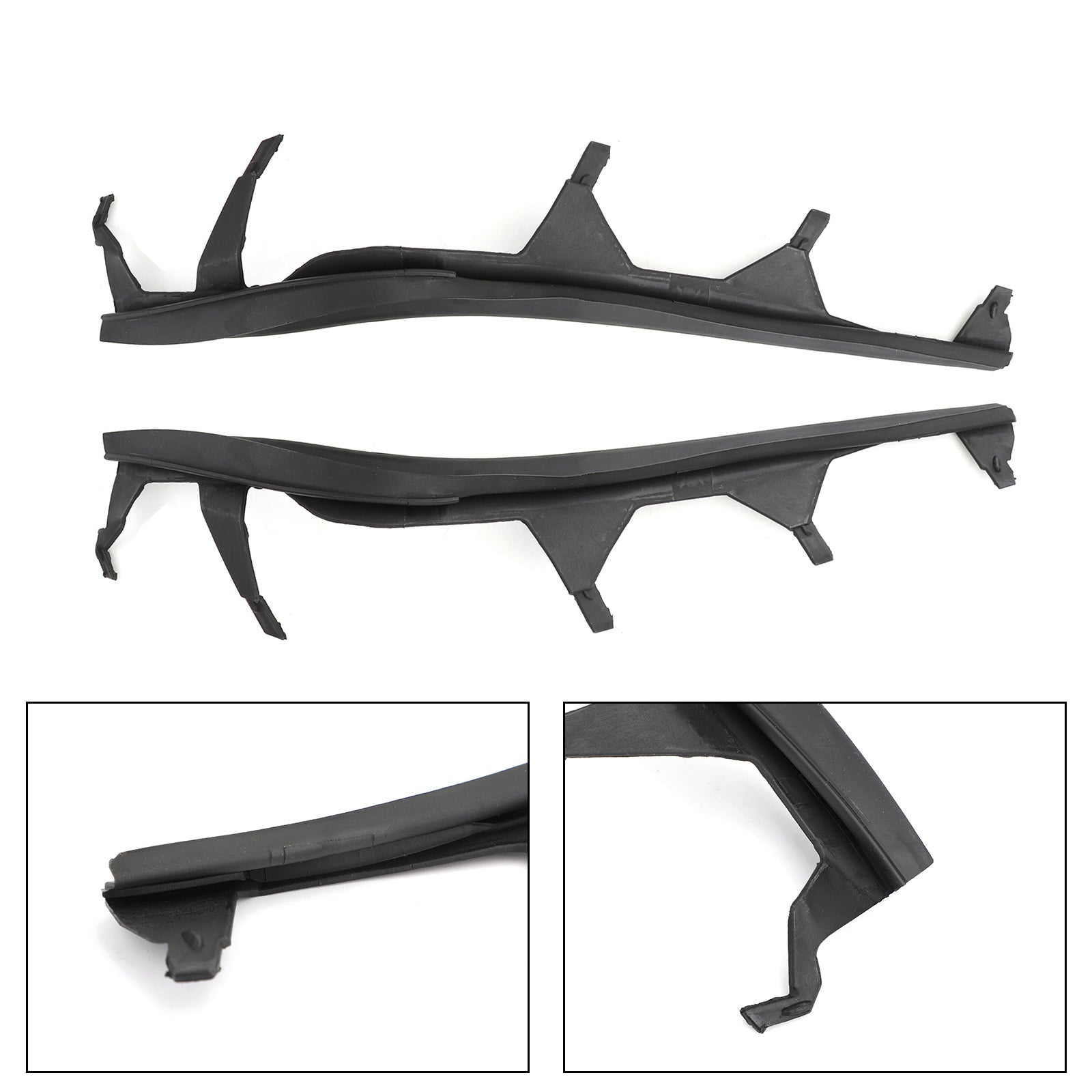 Ensemble de gauche & Paire de bandes de protection de phare supérieur droit pour BMW E46 325i 02-05