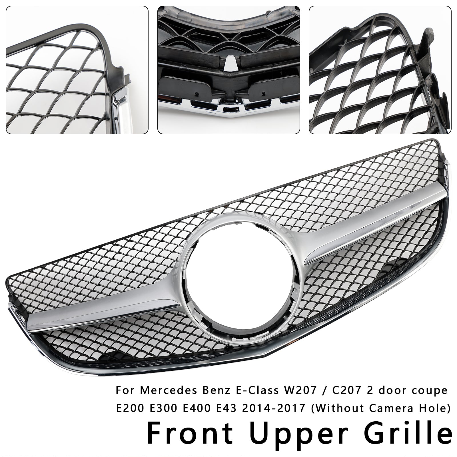 2014-2017 Mercedes Benz E-CLASS W207 Coupe Front Bumper Grill Grille