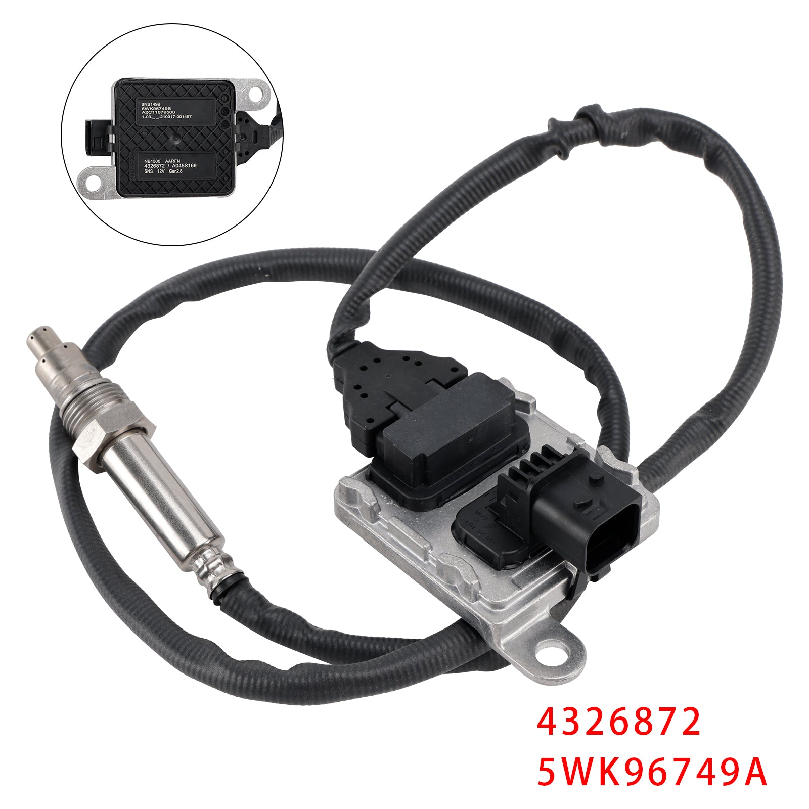 Nox-stikstofoxidesensor voor Cummins ISX 15.0 4326872RX 4326872 5WK96749A