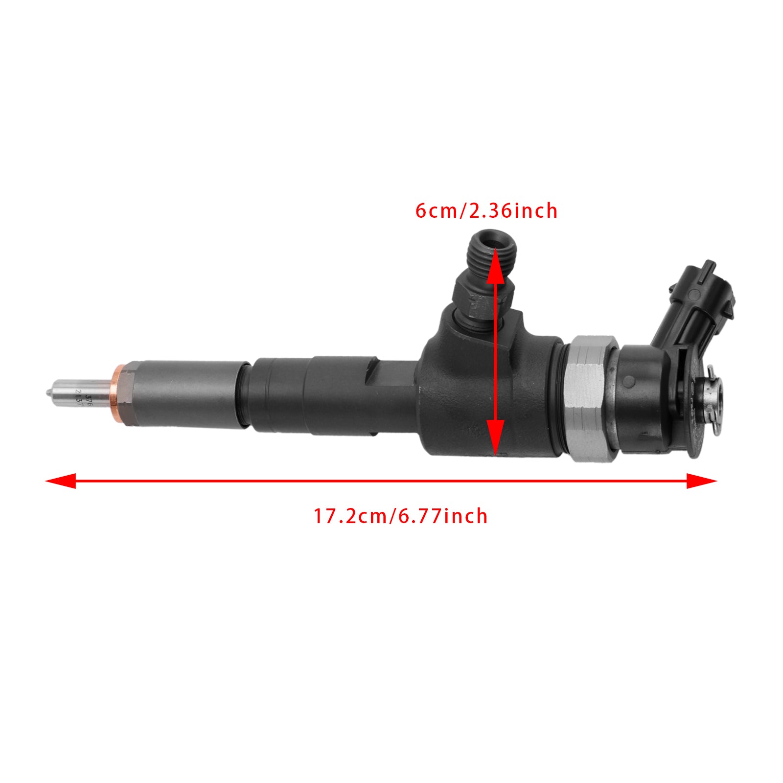 02.2011-03.2016 For Fiat Scudo Kasten 1.6 D Multijet - 66 kW 90 PS 1560 cc 4PCS Fuel Injector 1696927