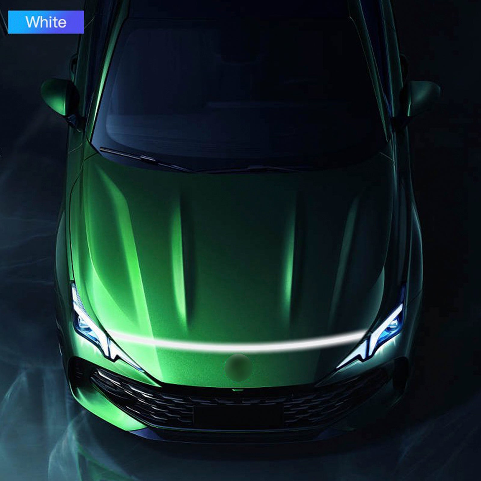 Denná kapucňa s kapucňou LED denné svetlo pruh flexibilné dynamické skenovanie Spúšťa