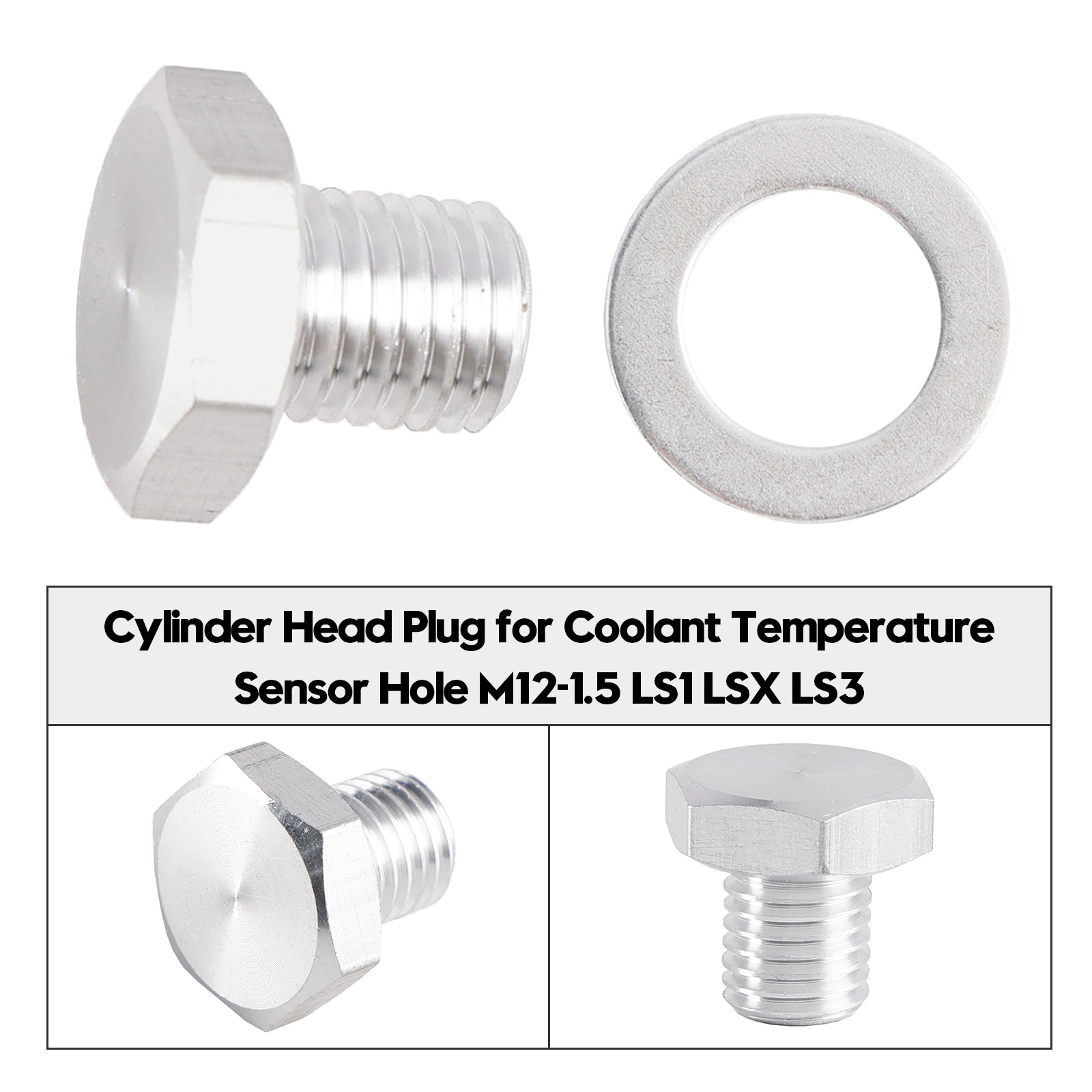 Cylinderhuvudkontakt för kylvätsketemperatursensorhål M12-1,5 LS1 LSX LS3 551158