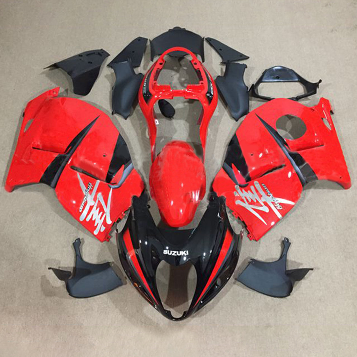 1999-2007 Suzuki Hayabusa GSX1300R vstrekovacia kapotaová súprava karoséria Plast ABS#145