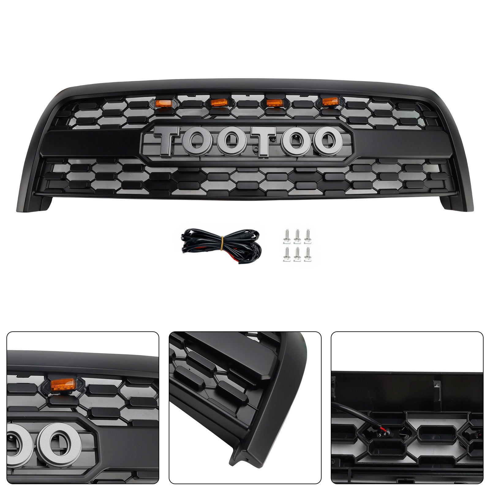 2003-2006 Toyota Tundra avec grille de pare-chocs avant noir mat clair