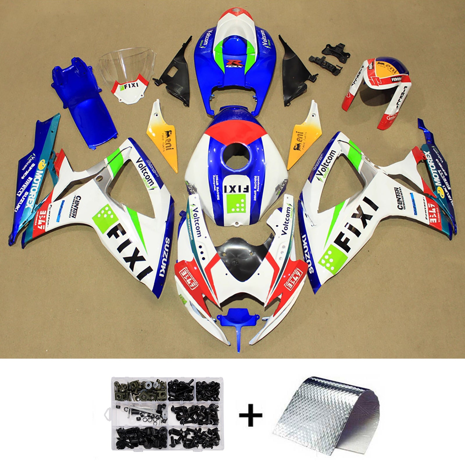 Injection Fairing Kit Bodywork Plastic ABS For Suzuki GSXR 600/750 2006-2007 K6