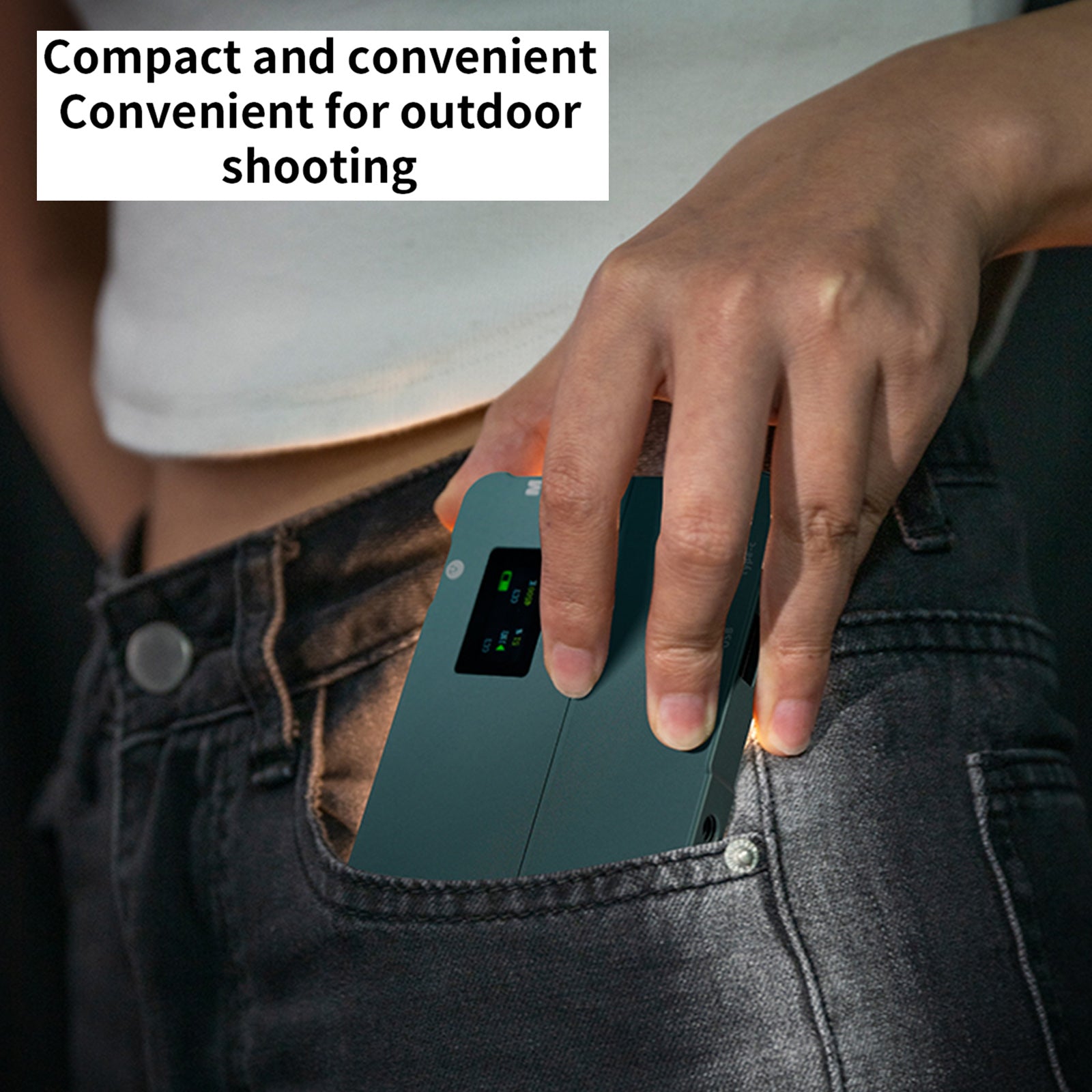 D02 RGB Fill Light Video Camera Mobiltelefon live i full färg LED-fyllningsljus