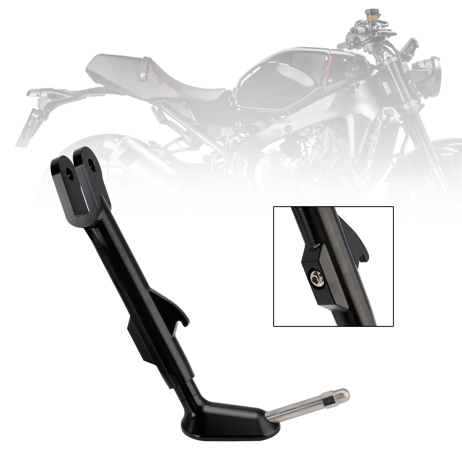 Adjustable Foot Side Stand Kickstand fit for Yamaha XSR900 2022-25 MT-09 2024-2025