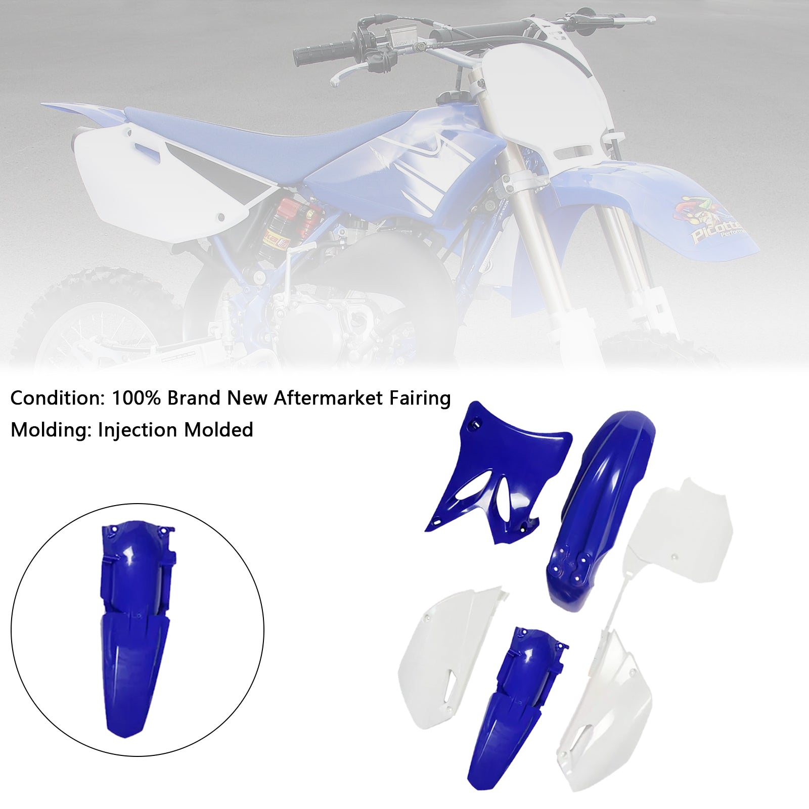 Body Plastic Kit Fender Fairing For Yamaha YZ85 2002-2014