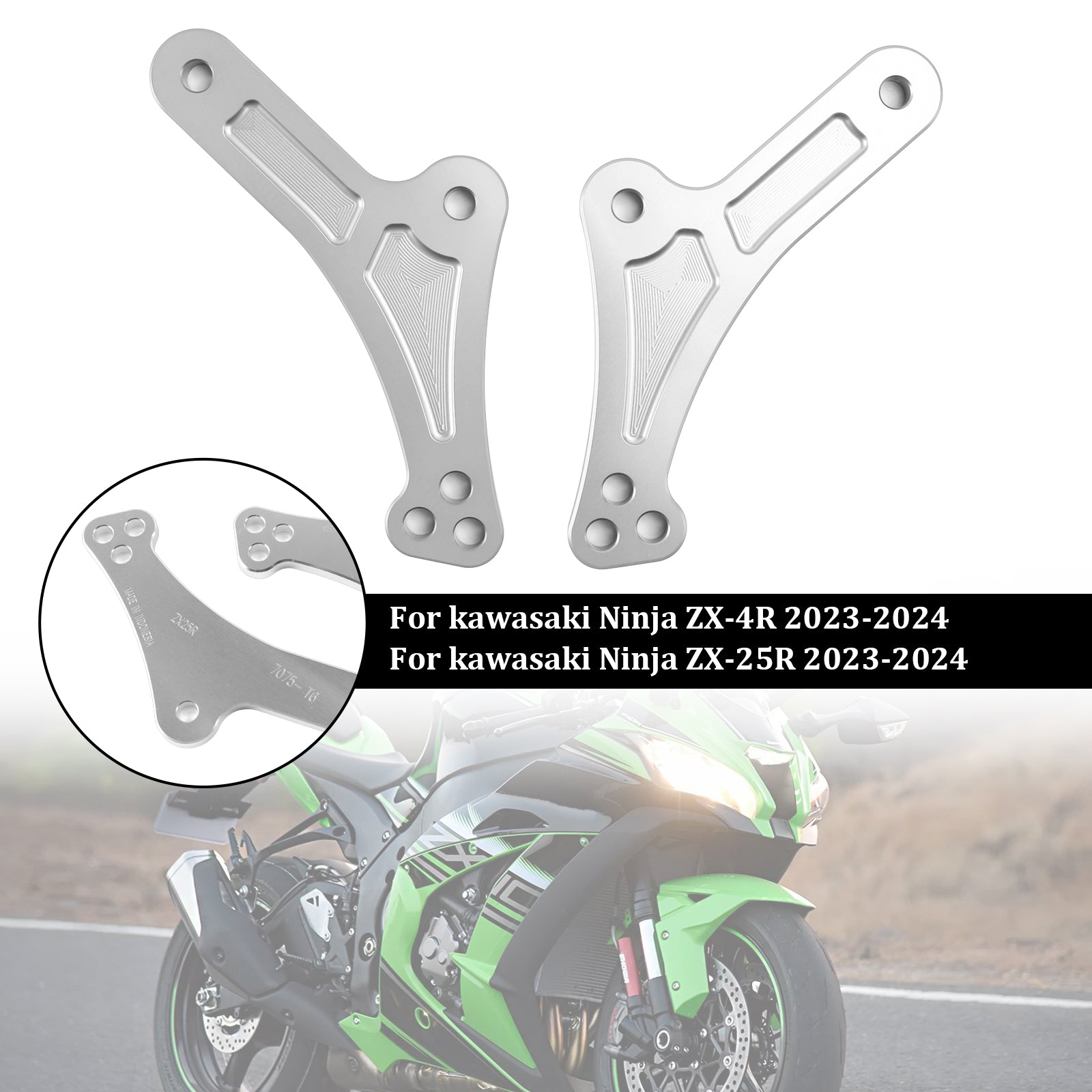 2023-2024 KAWASAKI ZX-25R ZX-4R Justerbara lägre upphängningslänkar för