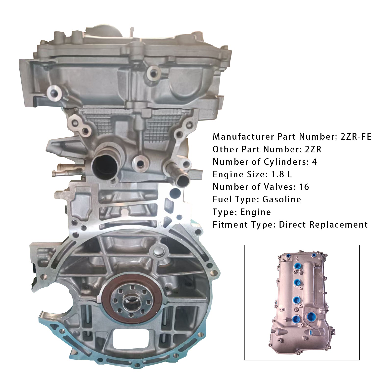 Nouveau Moteur 2ZRFE pour Toyota Matrix COROLLA 1,8l double VVti 4 cylindres