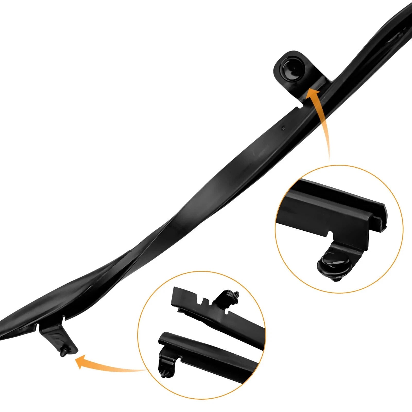 Left+Right Door Weatherstrip Seal BB5Z7825324B 25B For Ford Explorer 2011-2019