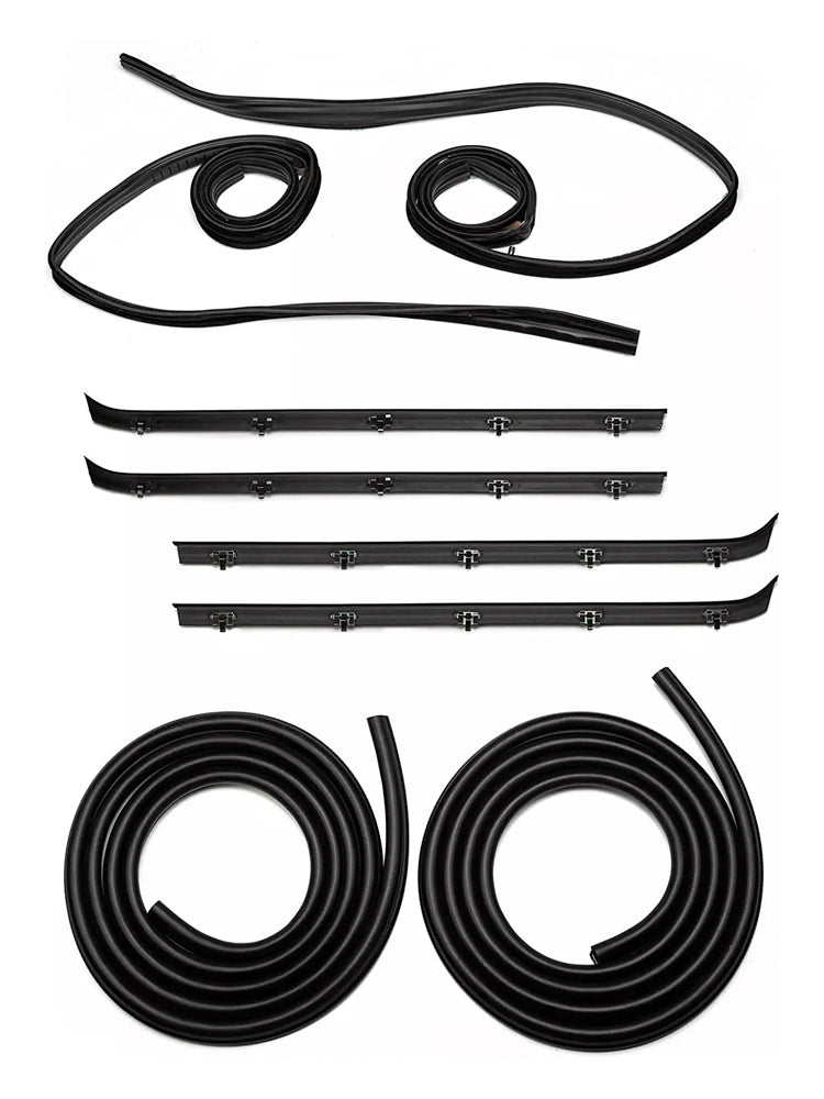 Door Window Weatherstrip Seals Set Kit For Chevy GMC C10 K10 1982-1991