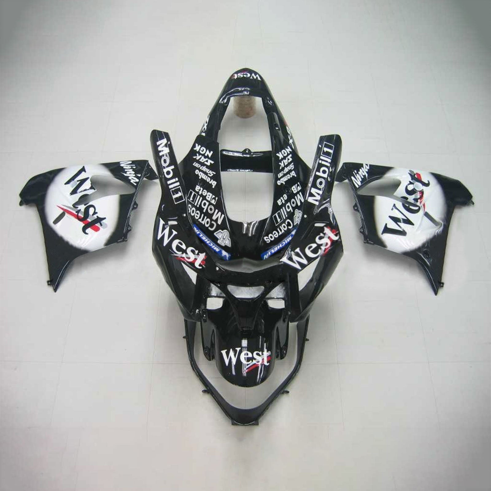 2002-2003 kawasaki zx9r injection de carénage kit de carrosserie en plastique ABS # 109