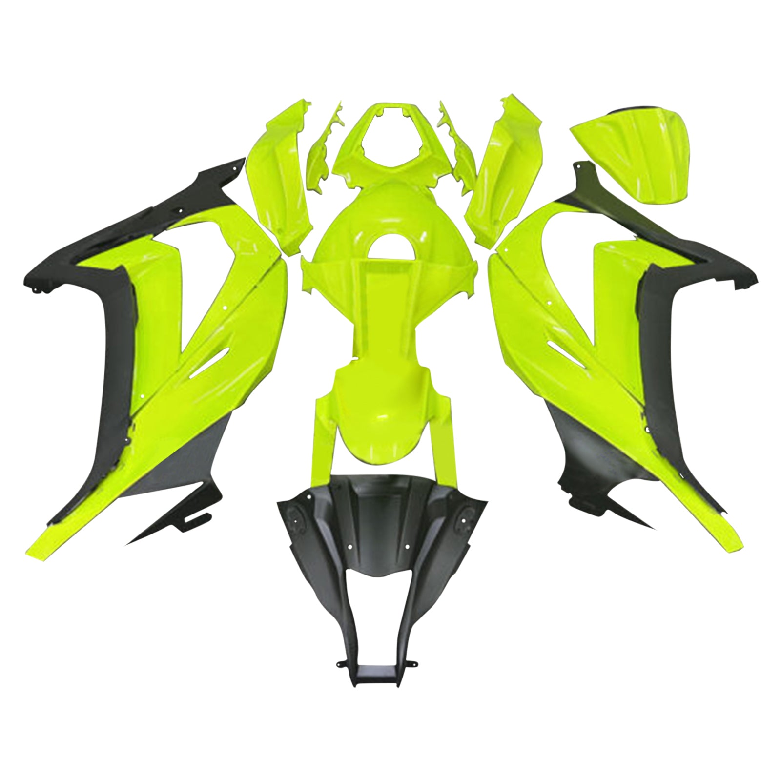 Kit de carénage injection de carrosserie en plastique ABS FAUS