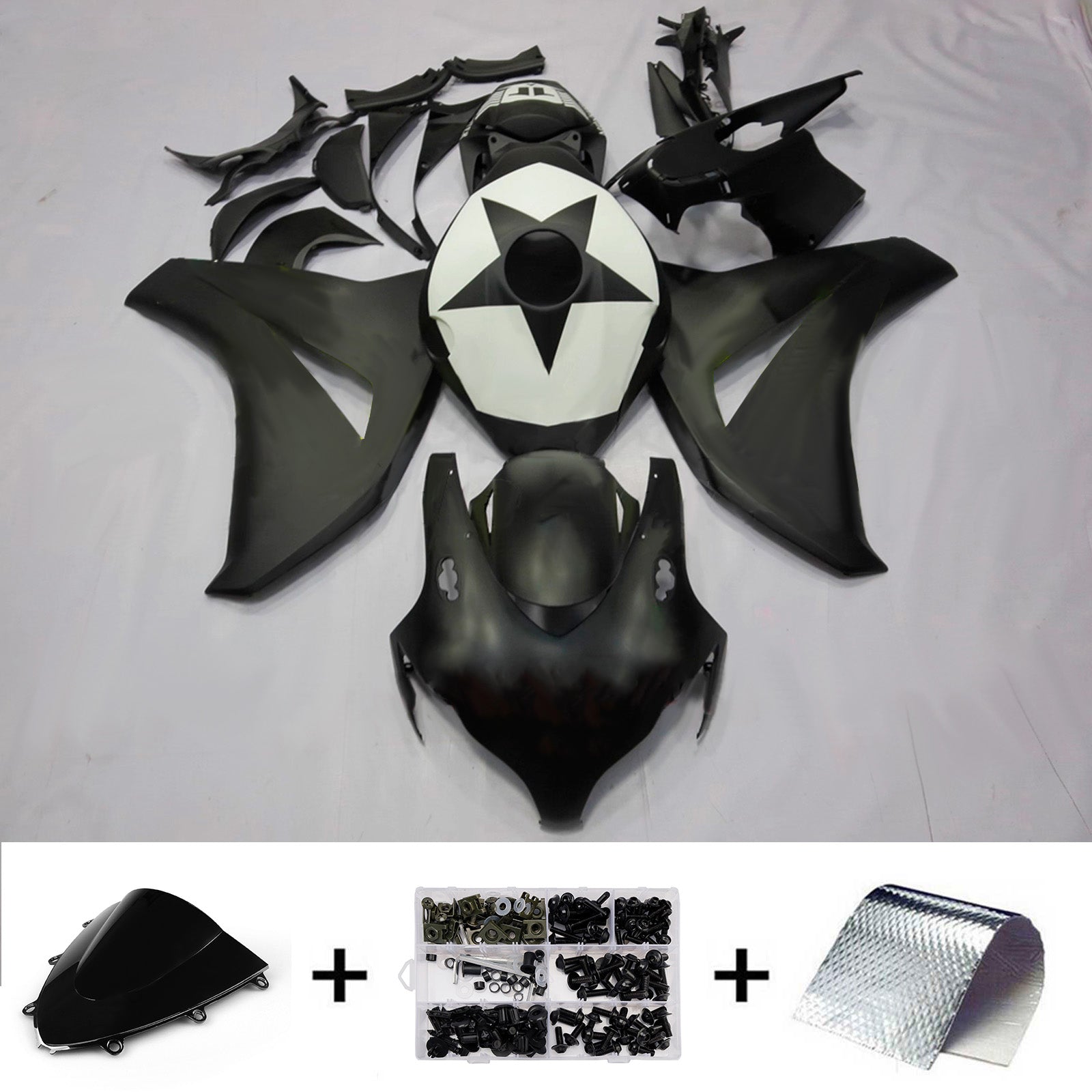 Injection Fairing Kit Bodywork Plastic ABS For Honda CBR1000RR 2008-2011