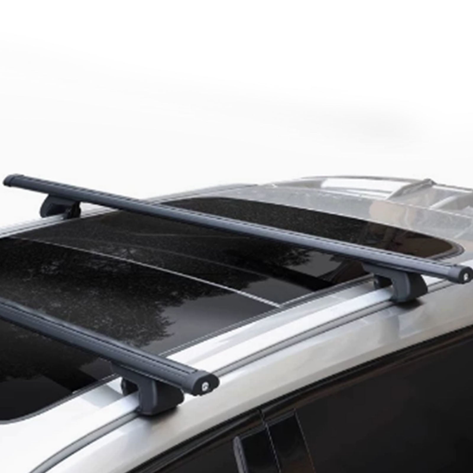 120CM Universal Aluminium Car Roof Rack Luggage Carrier Cross Bar Rail Lockable