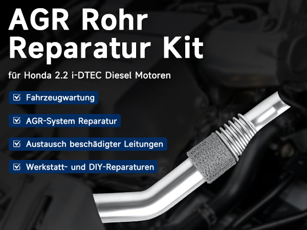 2010-2014 Honda CR-V 2.2 iDTEC EGR-rörreparationssats N22B iDTEC-motorer 18725-RL0-G02