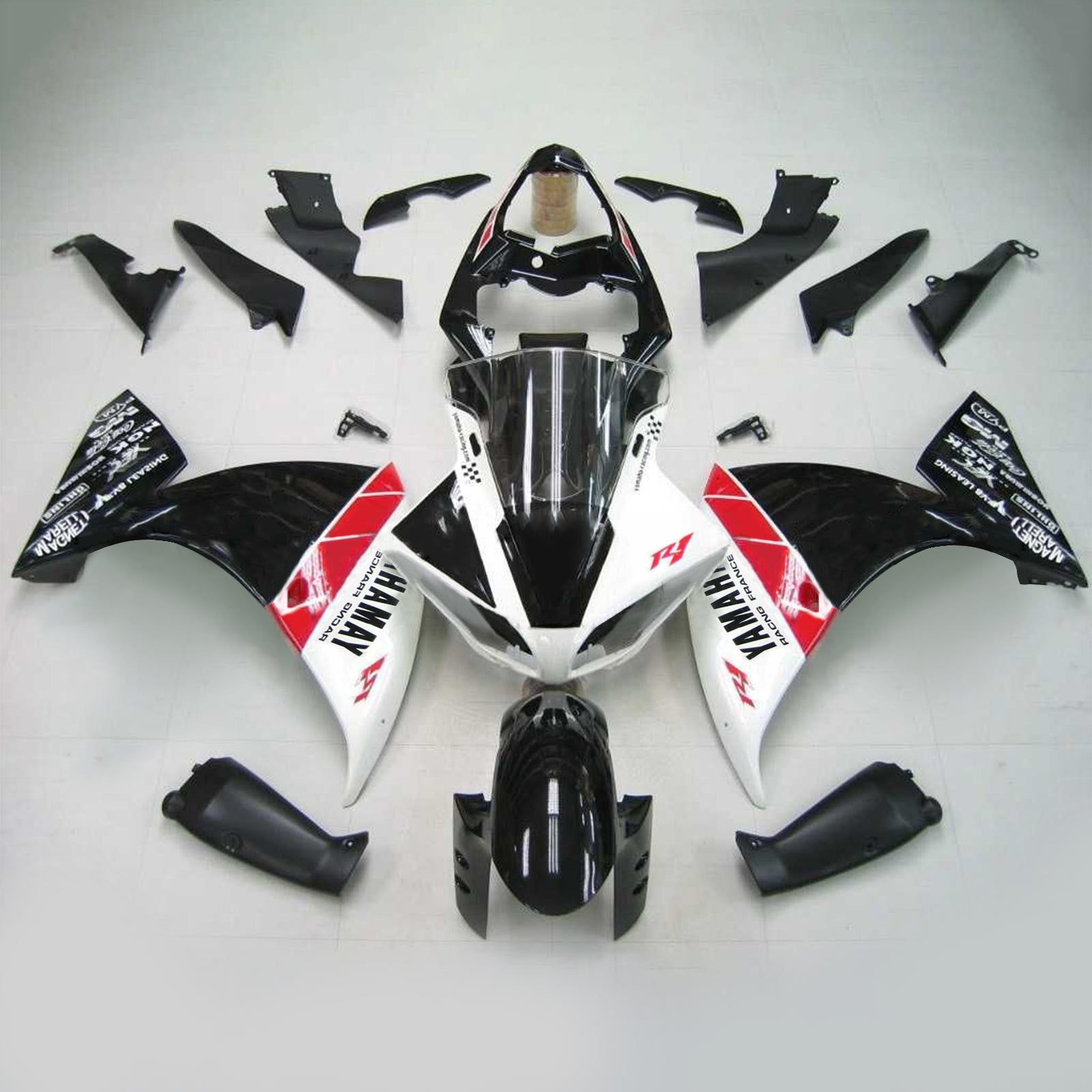 2012-2014 YAMAHA YZF 1000 R1 AMotopart Injection Fairing Kit Bodywork Plastic ABS #120