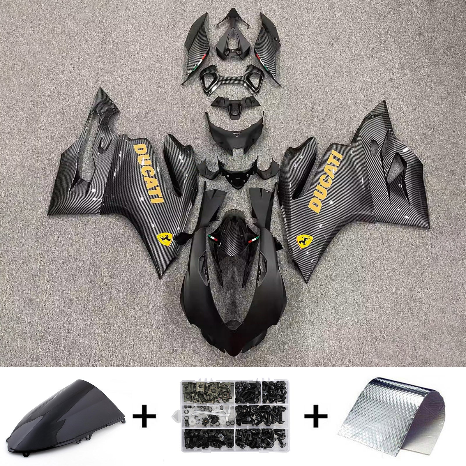 2012-2015 Ducati 1199 Injection Fairing Kit Bodywork Plastic ABS