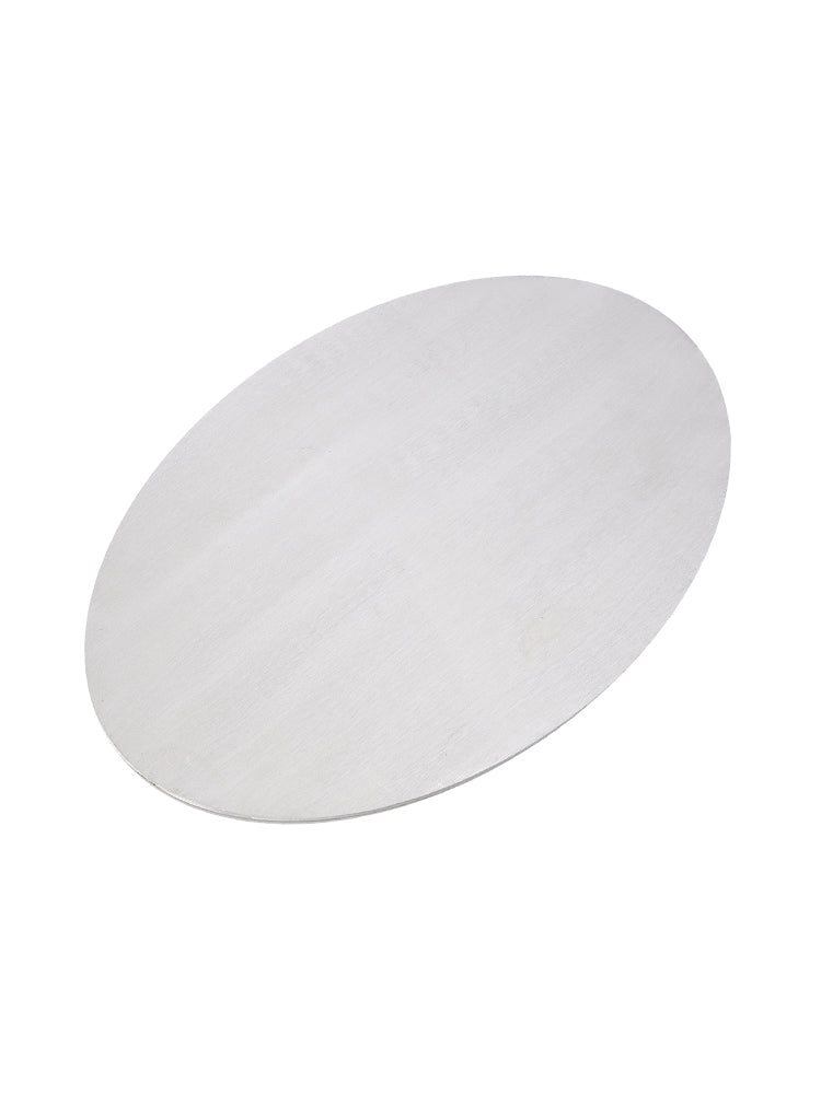 Plaque d'images en alliage en aluminium vierge ovale diy ajustement universel pour moto