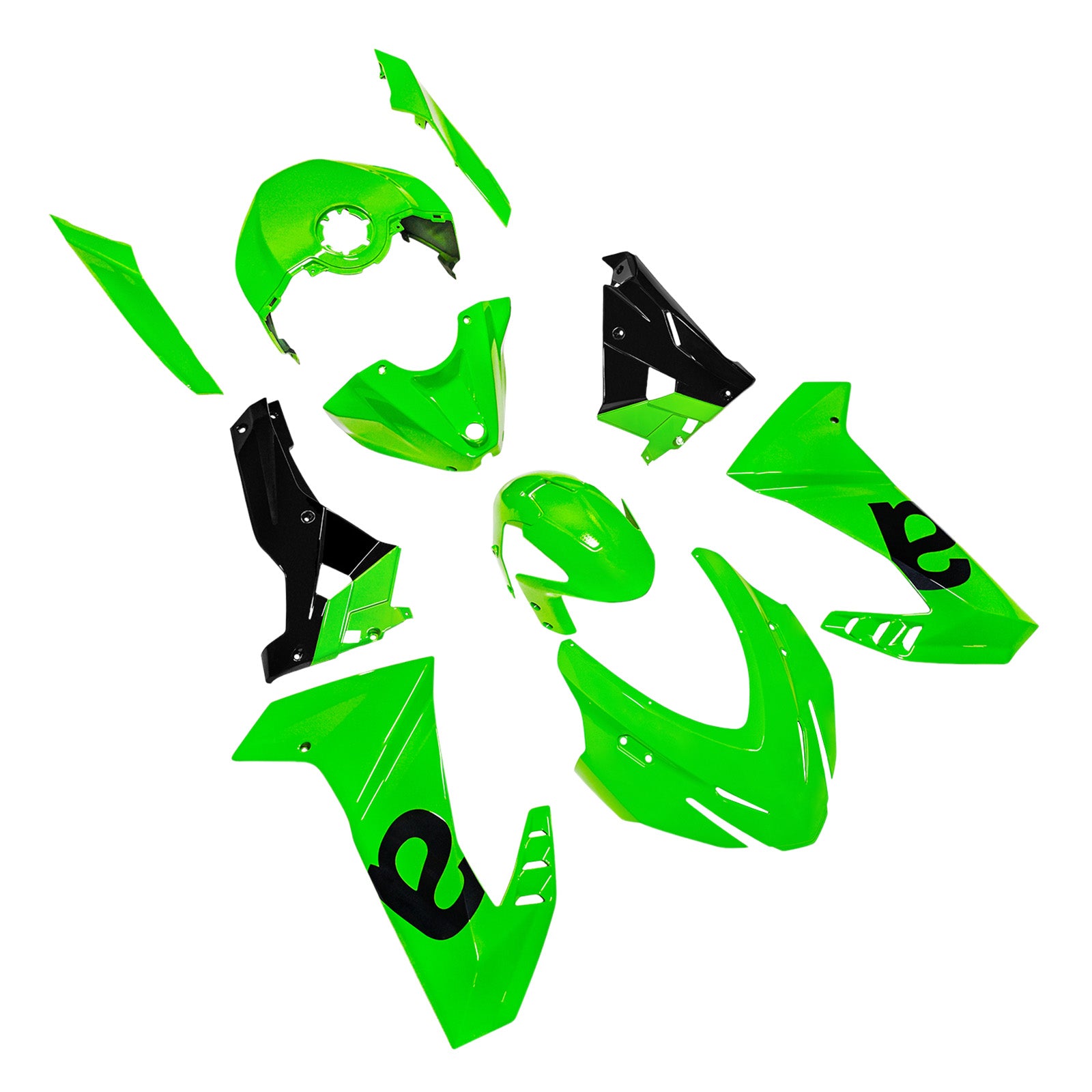 Vstrekovanie ABS Plastic Bodywork Súprava pre apríl RS457 2024-2025 07#