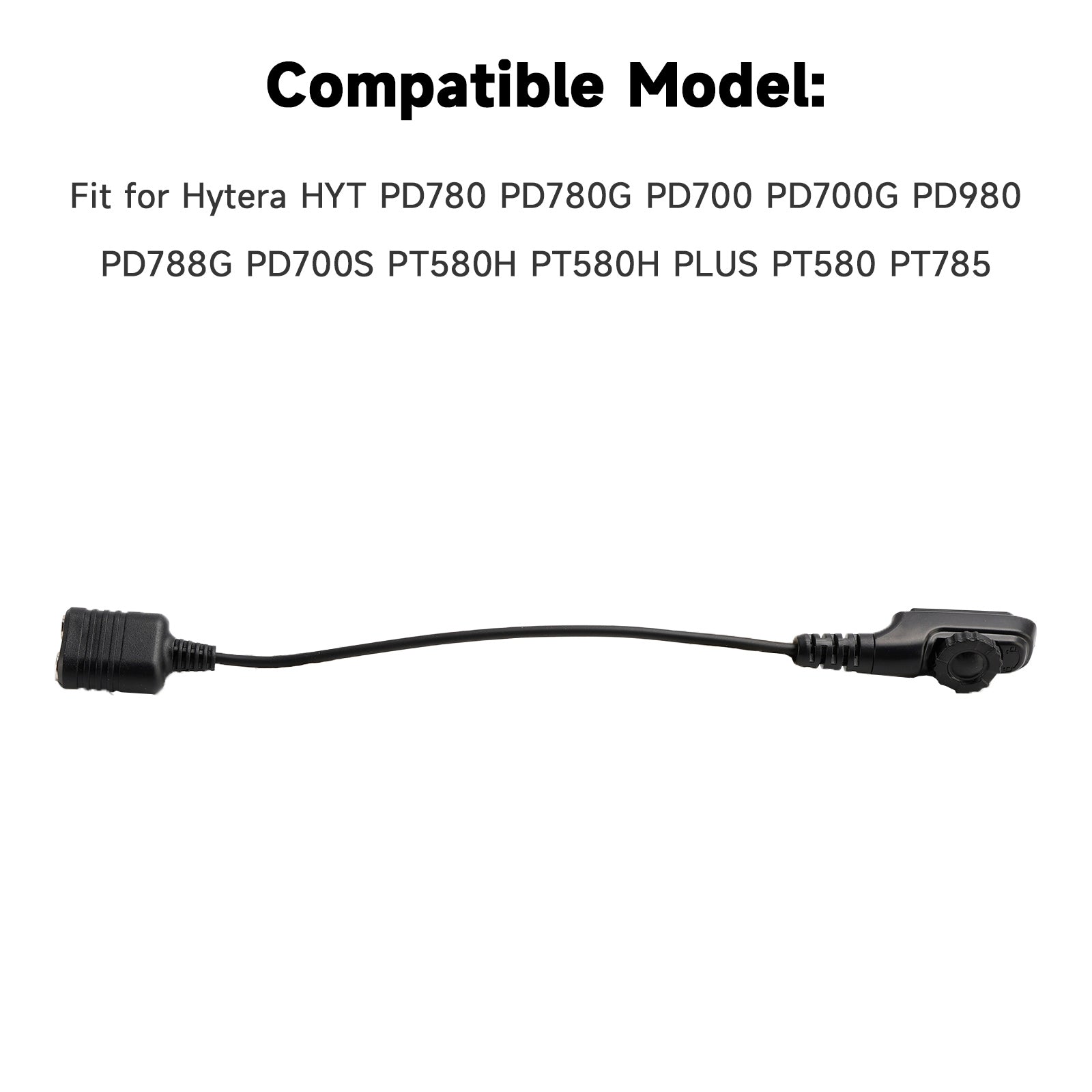 K Interface Headset Port Converter Cable för HYT PD980 PD788G PD700 PT580H PT580